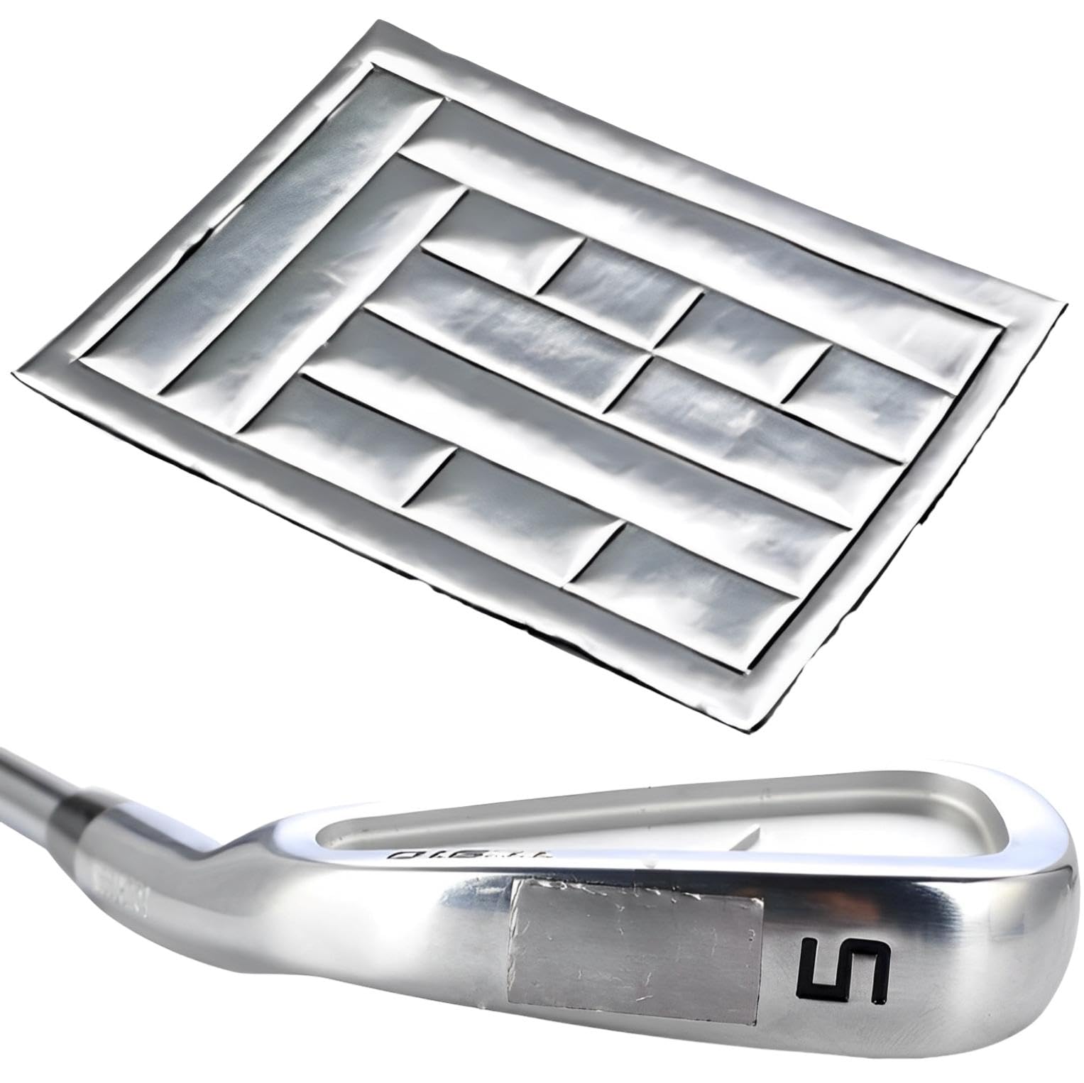 【送料無料】fogman 鉛テープ ゴルフ テニス ラケット 鉛シート ウェイト バランス シャフト パター 色：角型 60g/枚