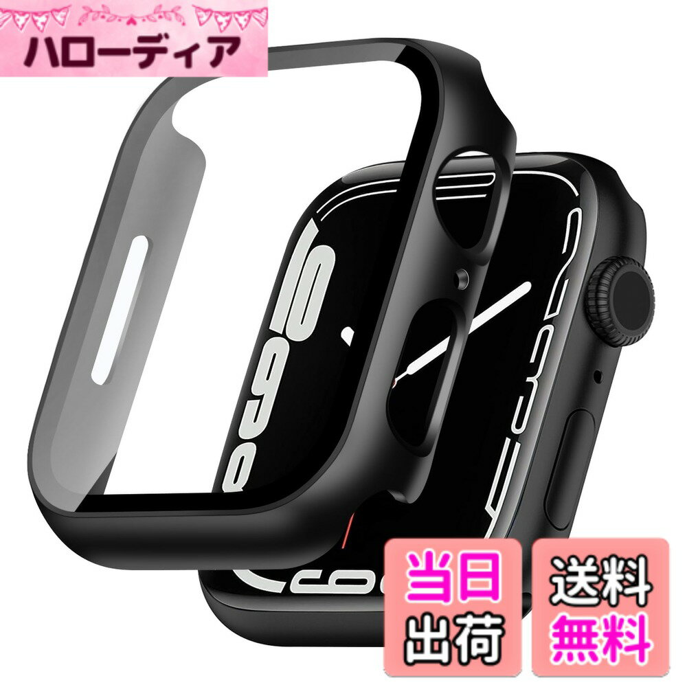 樂天商城 - 【送料無料】TEMEDO 対応 アップルウォッチ カバー PC素材 TPU素材 Apple Watch ケース アップルウォッチ ケース 全面保護 二重構造 Apple Watch カバー ガラスフィルム 一体型-AWC-PY 色：ブラック、サイズ：Series 11/10 for 42mm