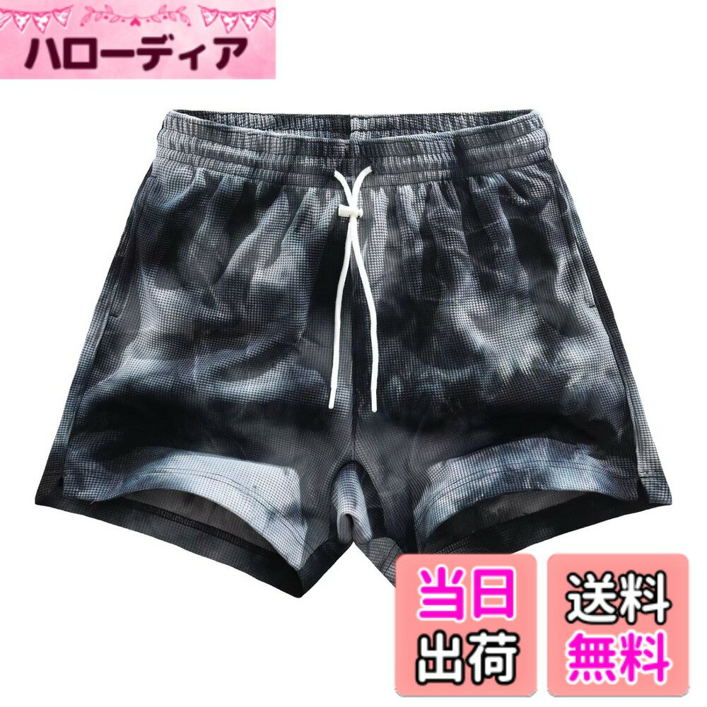 Other - 【送料無料】[ORBU] バスケットパンツ メンズ スポーツ アメリカ 多色 短パン ウェア ランニング トレーニング ショートパンツ ポケット付き ウエスト 調整可能 速乾 通気 色：ブラックグレー、サイズ：2XL