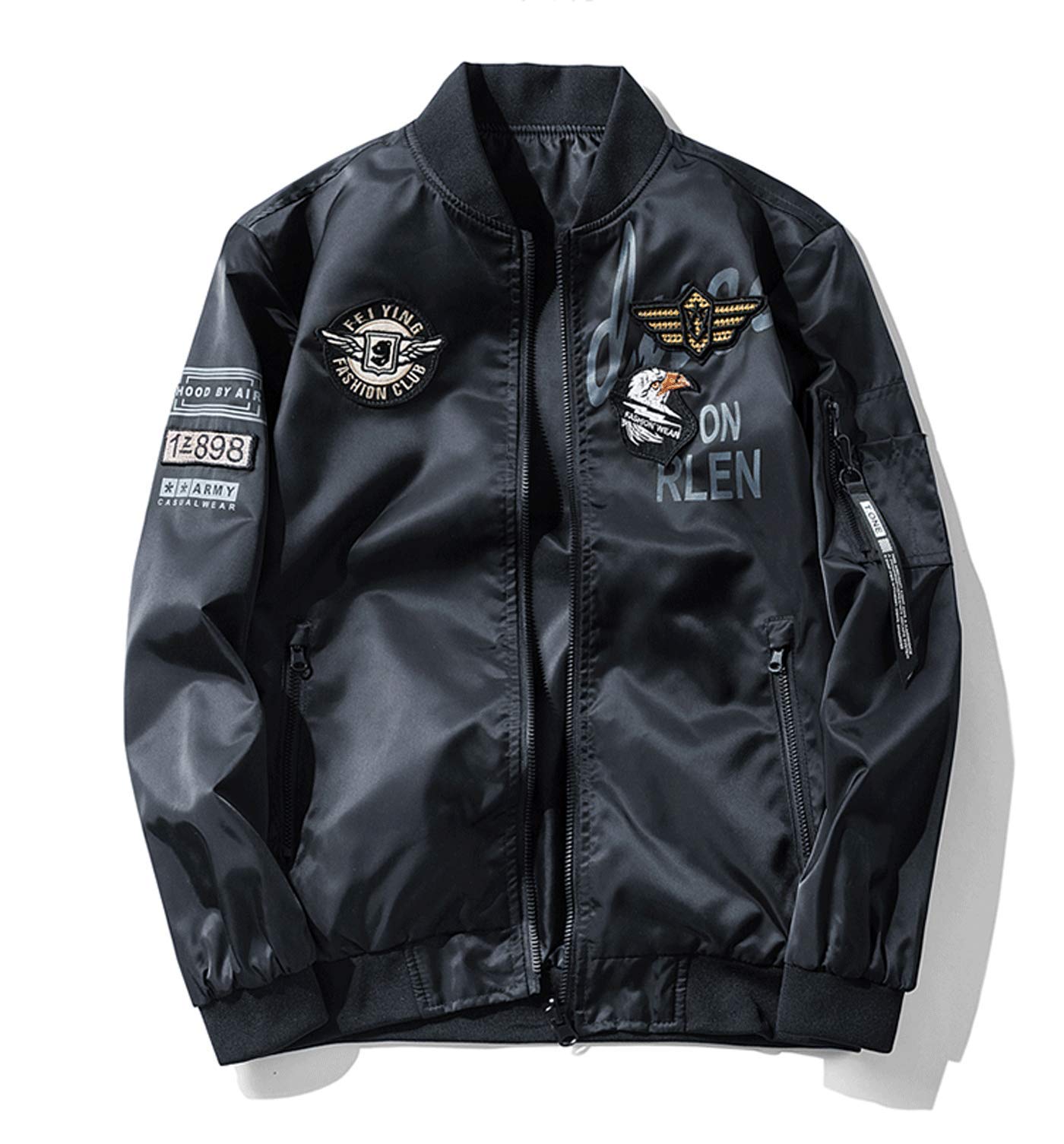 【送料無料】[NARANNBU] ナランブ MA-1 ジャケット ブルゾン ミリタリージャケット 中綿 両面着 男女兼..