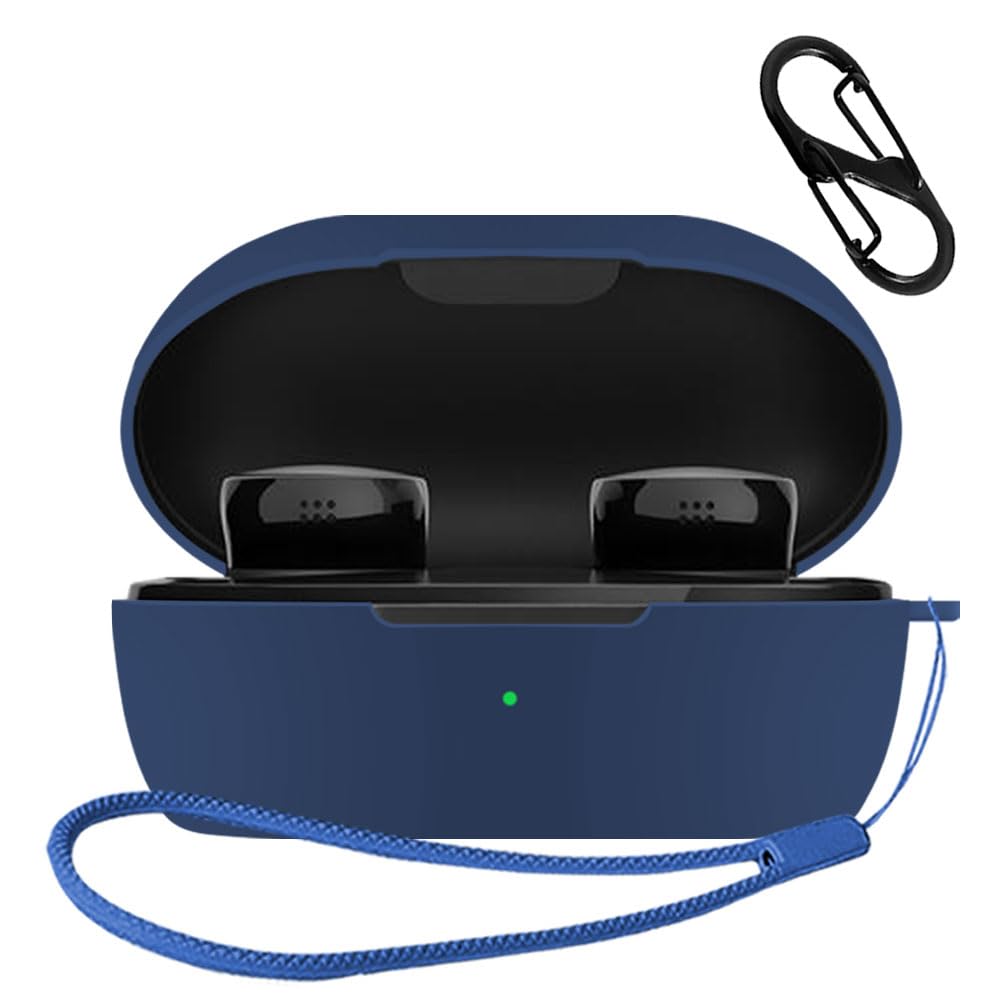 【送料無料】ワイヤレスイヤホン シリコン ケース 色：ブルー、サイズ：Bose QuietComfort Earbuds ケース