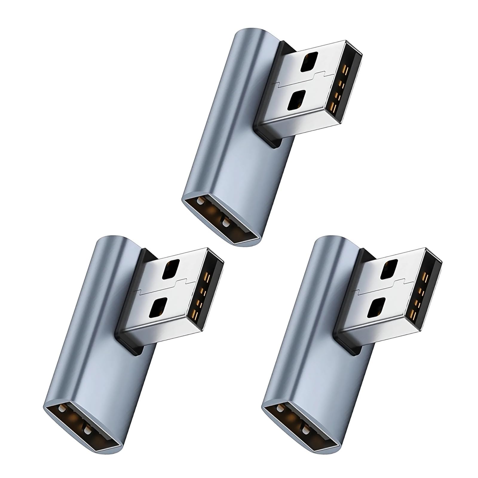 【送料無料】YITONGXXSUN USB L字 アダプタ USB 3.2 Gen2 Type A オスメス変換 10Gbps 高速転送 90度直角 軽量設計 ...