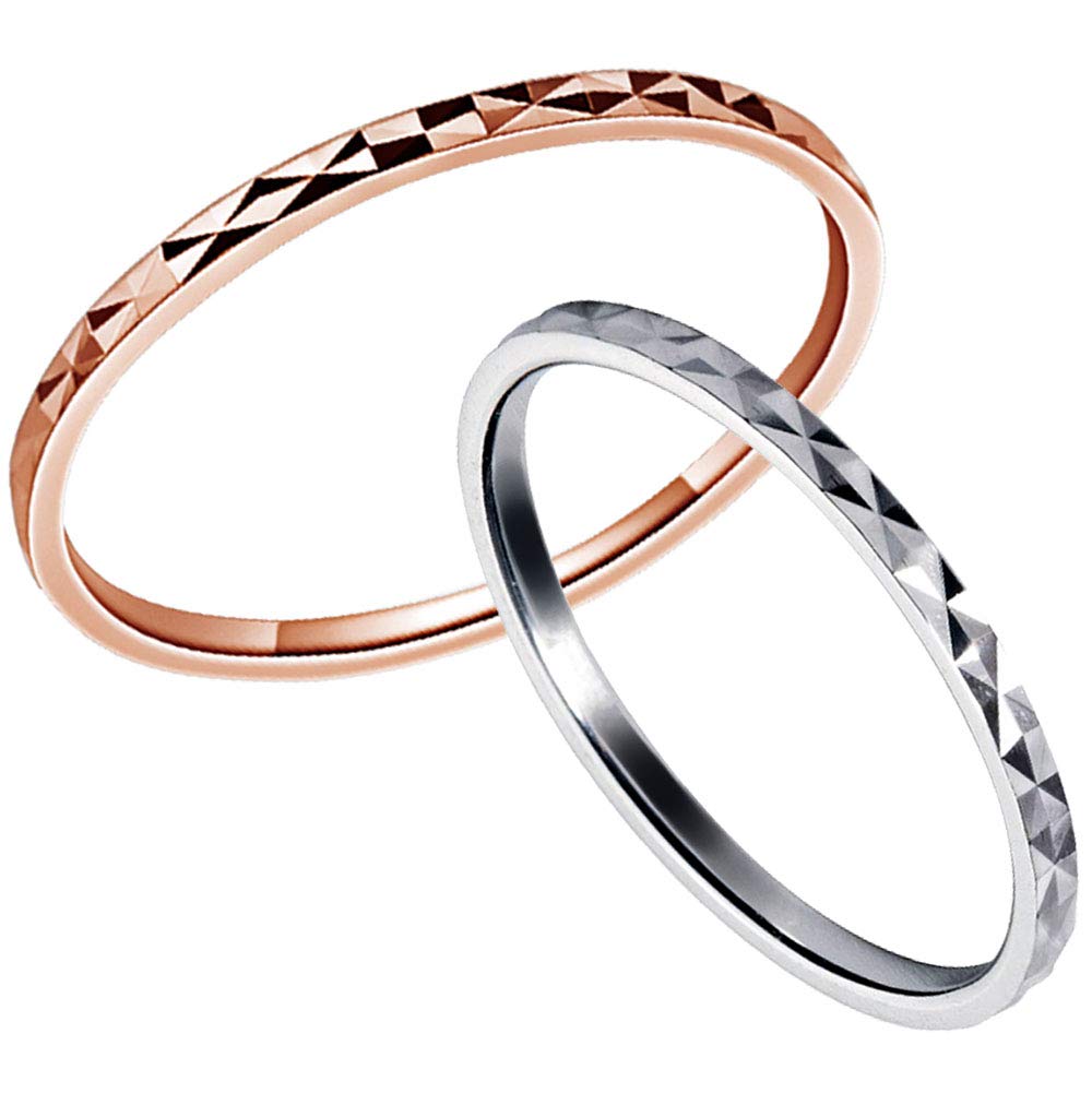 【送料無料】083基地 レディース 指輪 シルバーリング カット シルバー925 細身 1mm 色：シルバー