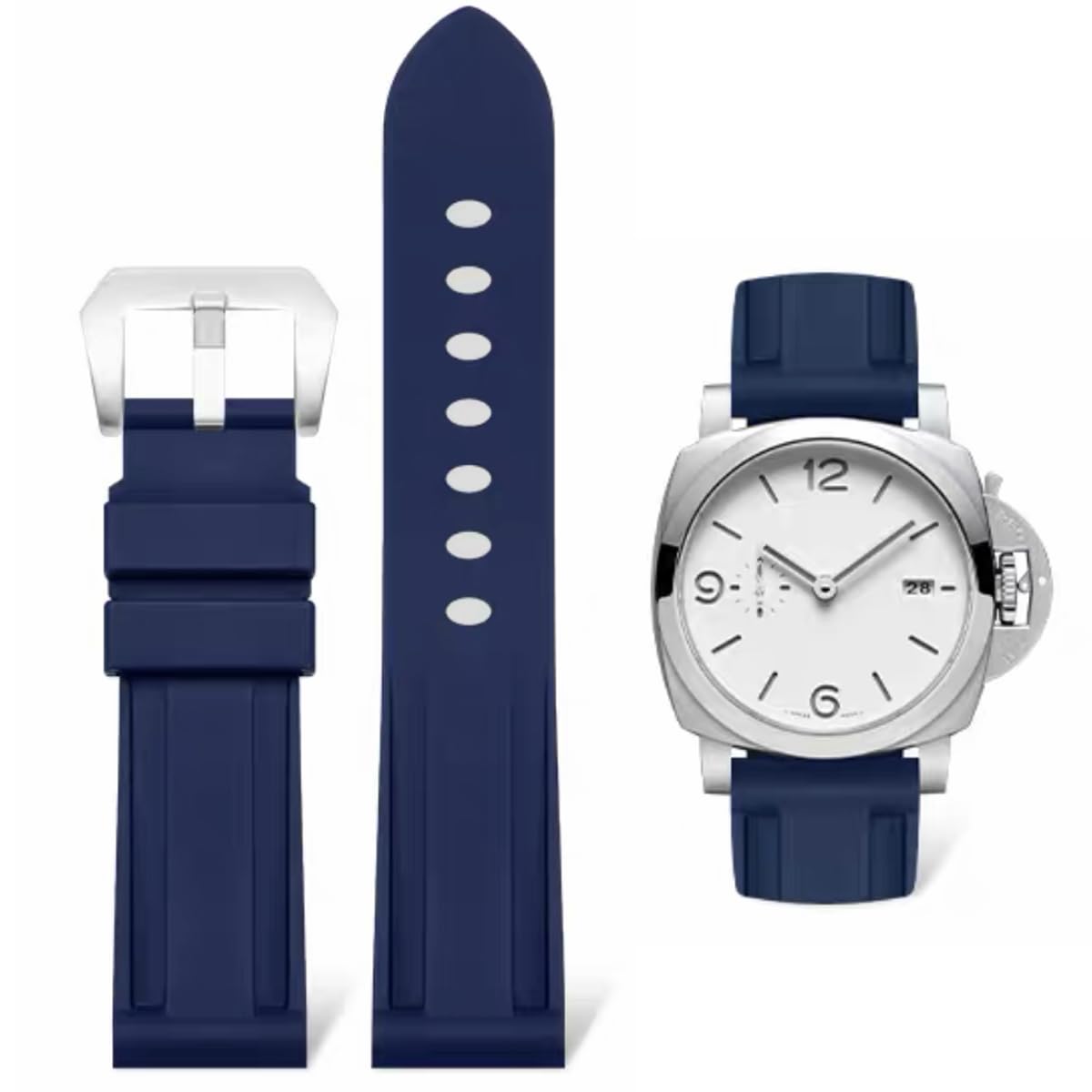 【送料無料】HEYOZURY 時計ベルト 腕時計バンド シリコン 22mm 24mm 26mm ラバ ...