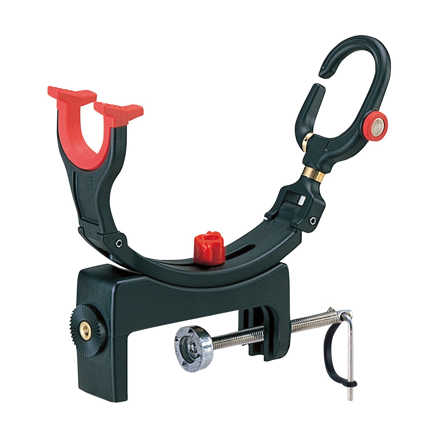 【送料無料】第一精工 ロッドホルダー ロッドキーパー 竿受け 受太郎 シリーズ 色：ブラック、サイズ：普通(取付幅15~85mm)