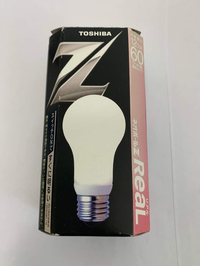 【送料無料】東芝 ネオボールZリアル 電球形蛍光ランプ ボール電球60ワットタイプ 色：電球色