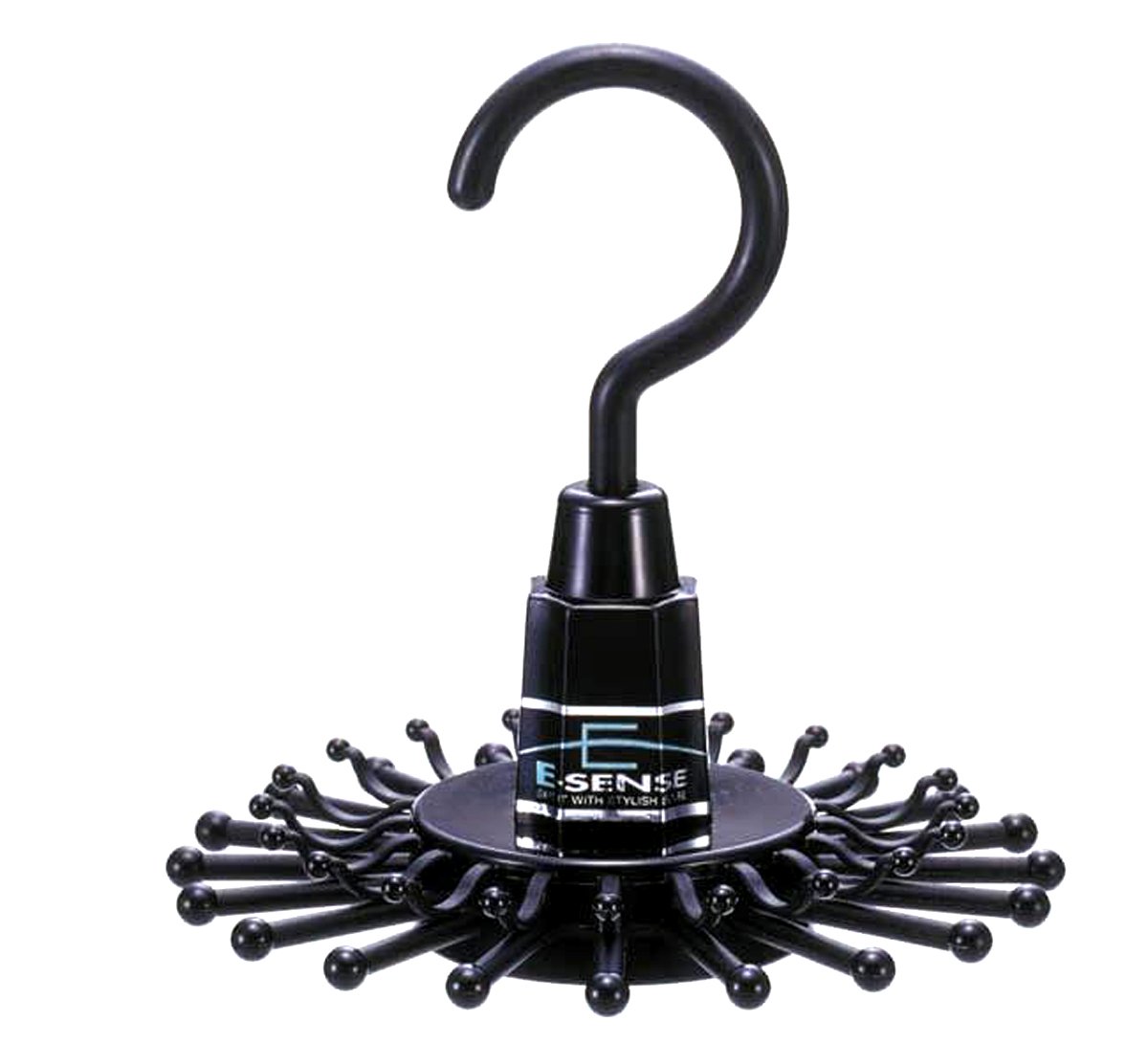 【送料無料】サワフジ ネクタイハンガー ネクタイストッパー 色：ブラック、サイズ：16x16x16cm