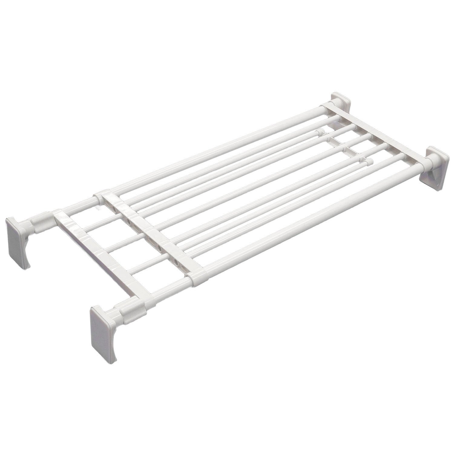 【送料無料】HEIAN SHINDO つっぱり棚 強力 ジャッキタイプ 色：ホワイト、サイズ：取付寸法75~120cm