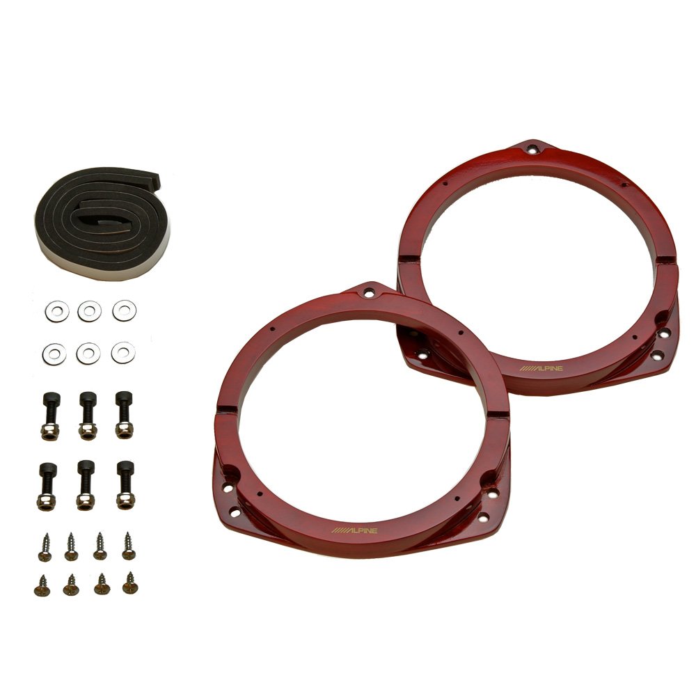 【送料無料】アルパイン(ALPINE) インナーバッフルボード 色：レッド