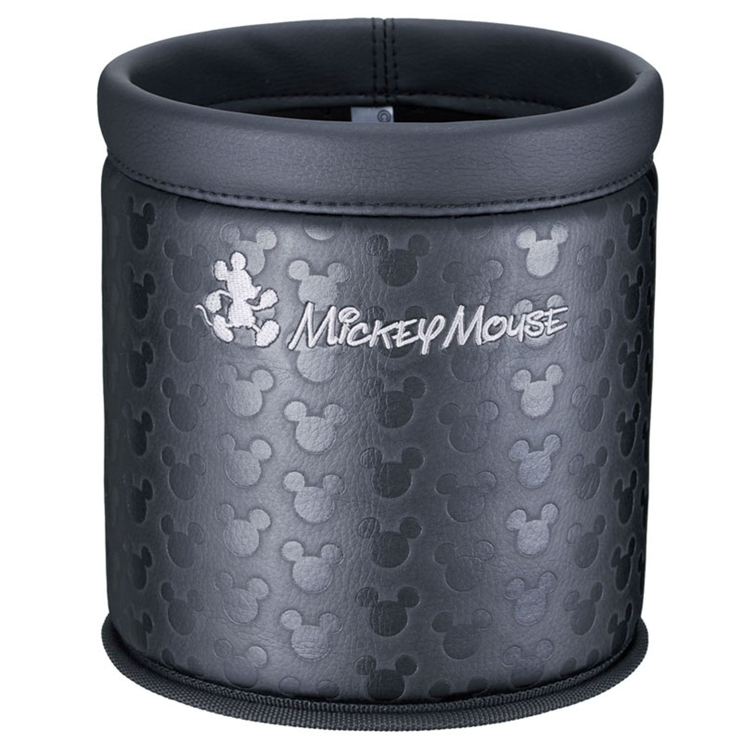 【送料無料】ナポレックス 車用 ディズニー ミッキーマウス スマートフォンホルダー3D WD-311 色：7. 丸型 ディズニー ミッキー カーボン調