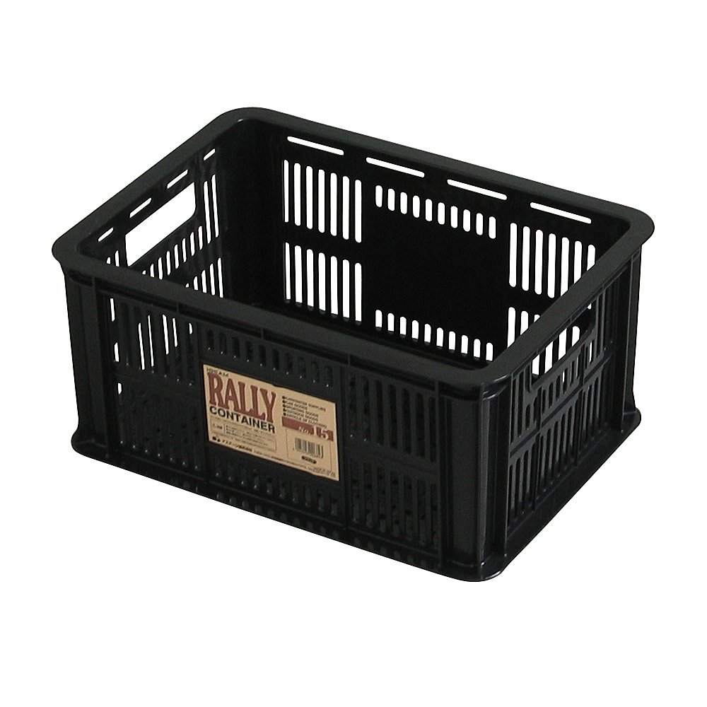 【送料無料】JEJアステージ 収納ボックス ラリーコンテナ 色：ブラック、サイズ：#15 [W約41xD約30xH約19cm]