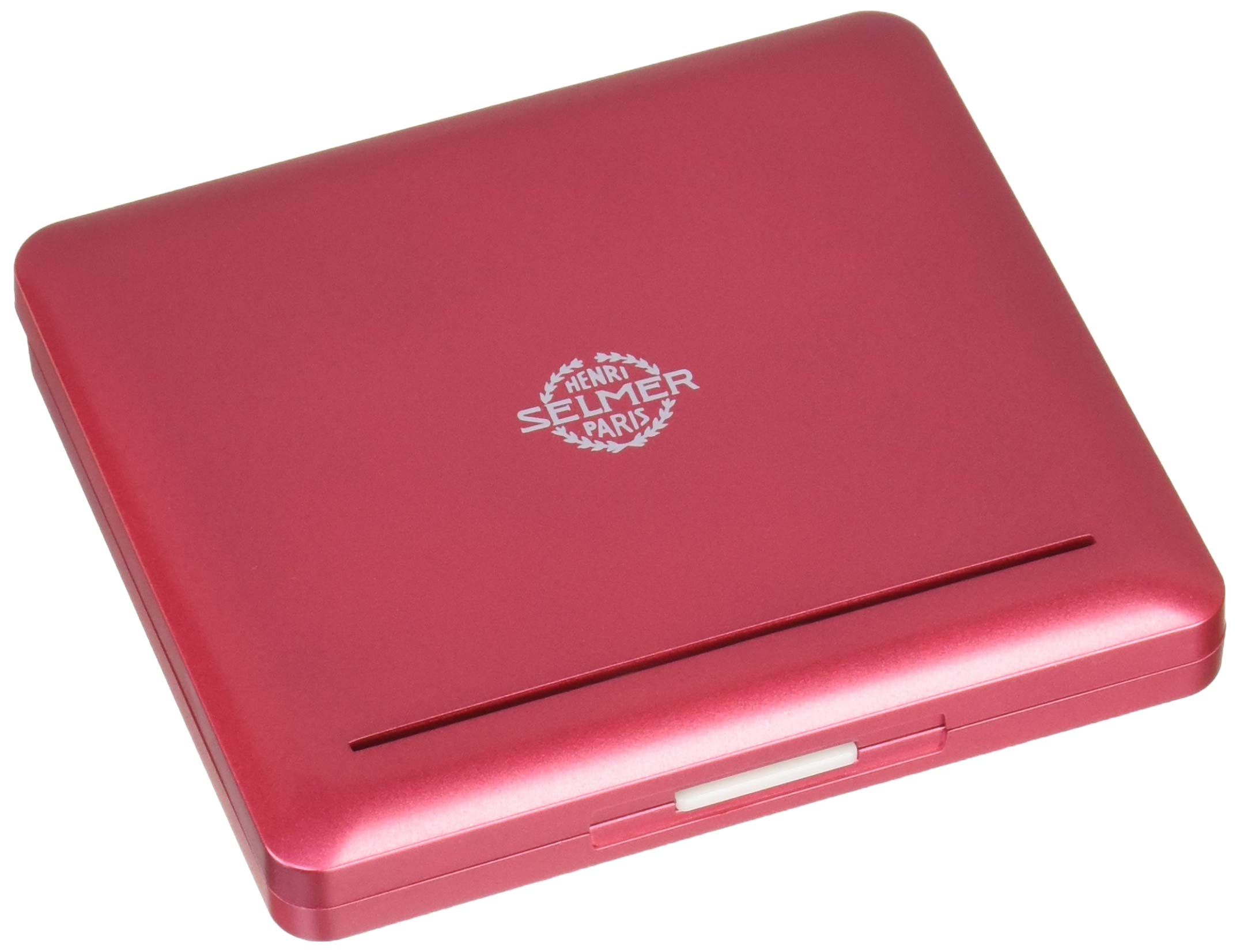 【送料無料】ノナカ テナーサクソフォン・バスクラリネット用 プラスチック製リードケース セルマーロゴ入り 10枚用 色：チェリーレッド、サイズ：ワンサイズ