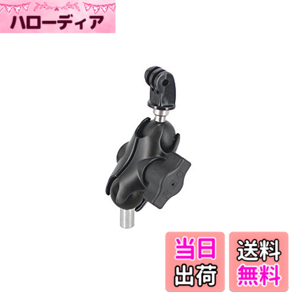 【送料無料】REC-MOUNTS for GoPro(ゴープロ)HEROシリーズ用マウント HERO HERO2 HERO3 HERO3+ HERO4 HERO Session セレクション対応 色：ブラック、サイズ：ボルトクランプ/M6アームS(62mm)