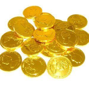 【送料無料】(有)西日本食品サービス 国産コインチョコレート大 業務用 1kg サイズ：1キログラム (x 1)