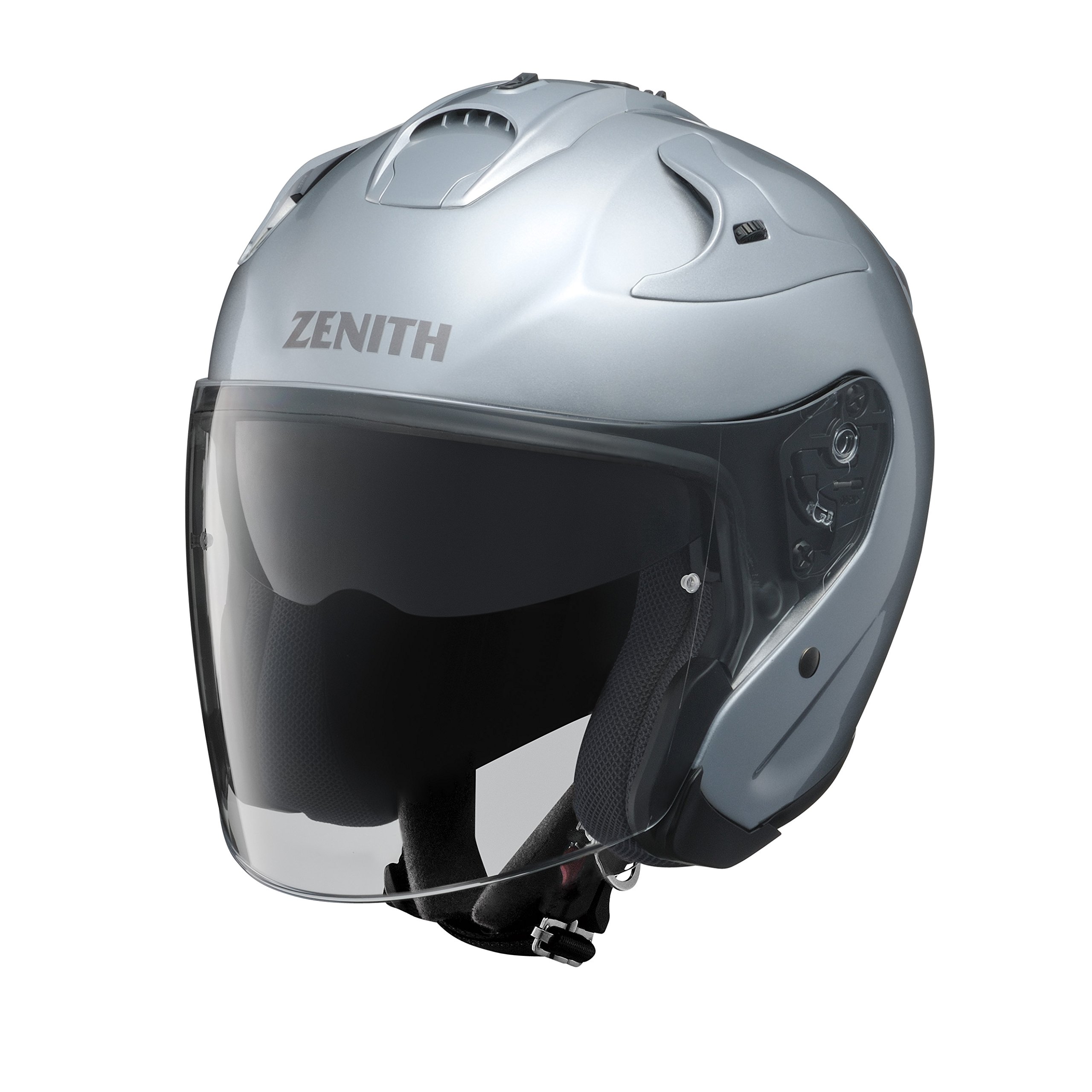 【送料無料】ヤマハ(Yamaha)バイクヘルメット ジェット YJ-17 ZENITH-P 色：03_クリスタルシルバー、サイズ：L