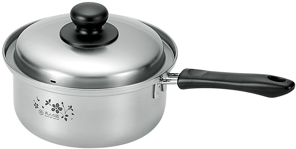 【送料無料】燕人の匠 桜吟 鍋・ケトルシリーズ 色：シルバー、サイズ：2.5 L, 直径 16 cm