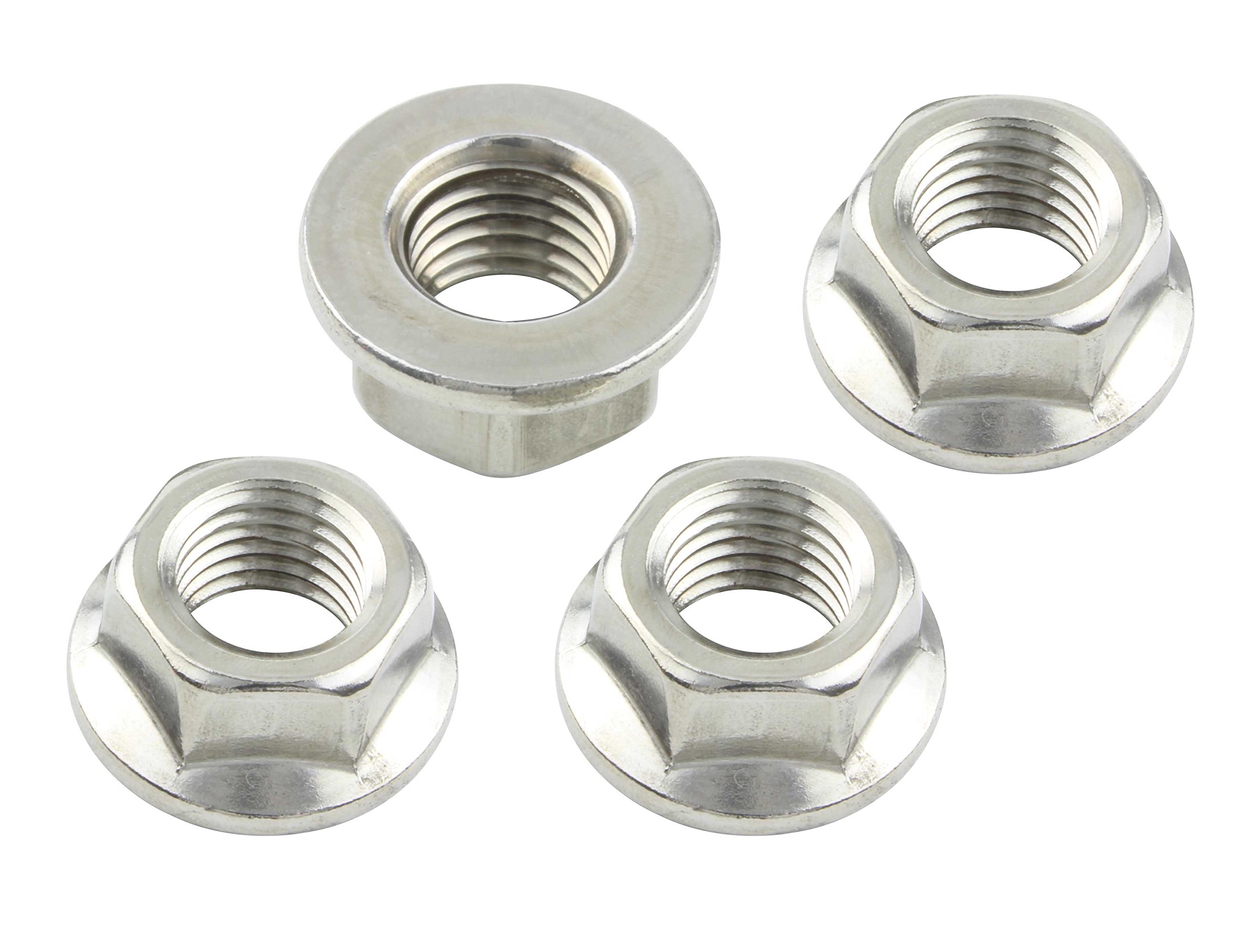 【送料無料】ポッシュ(POSH) フランジ付ナットステンレス 色：シルバー(ステンレス)、サイズ：M10/P1.25