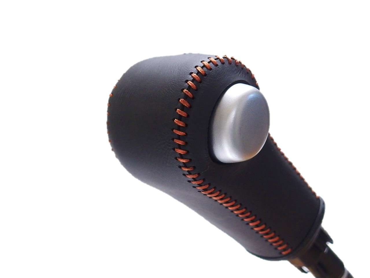 【送料無料】トリコローレEX 36アルト ターボRS・ワゴンRスティングレーT・ハスラーJstyleIIターボ他 DIYシフトノブ本革巻替キット 色：黒x黒x橙