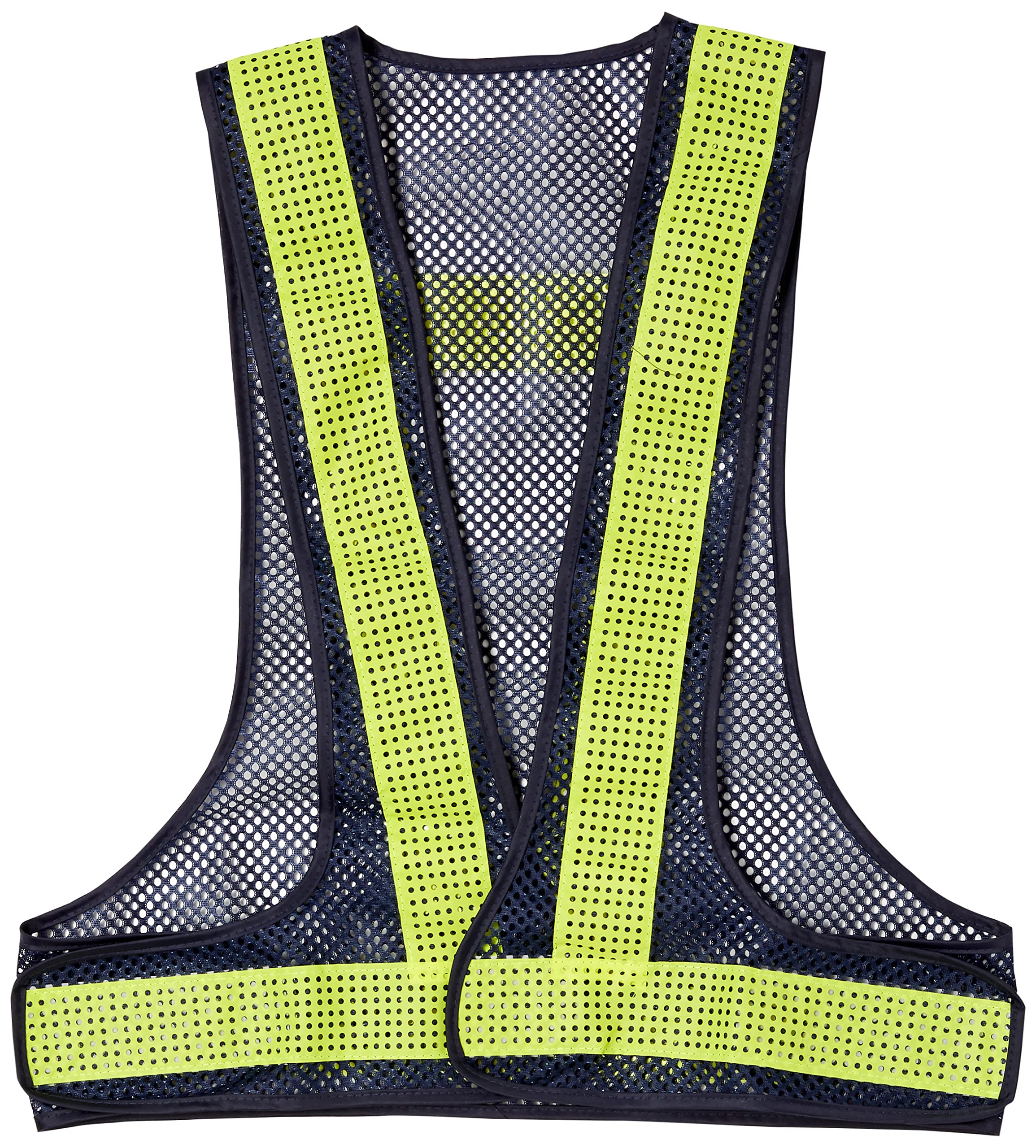 【送料無料】TRUSCO(トラスコ) メッシュ安全ベスト 色：紺/イエロー反射、サイズ：Free Size