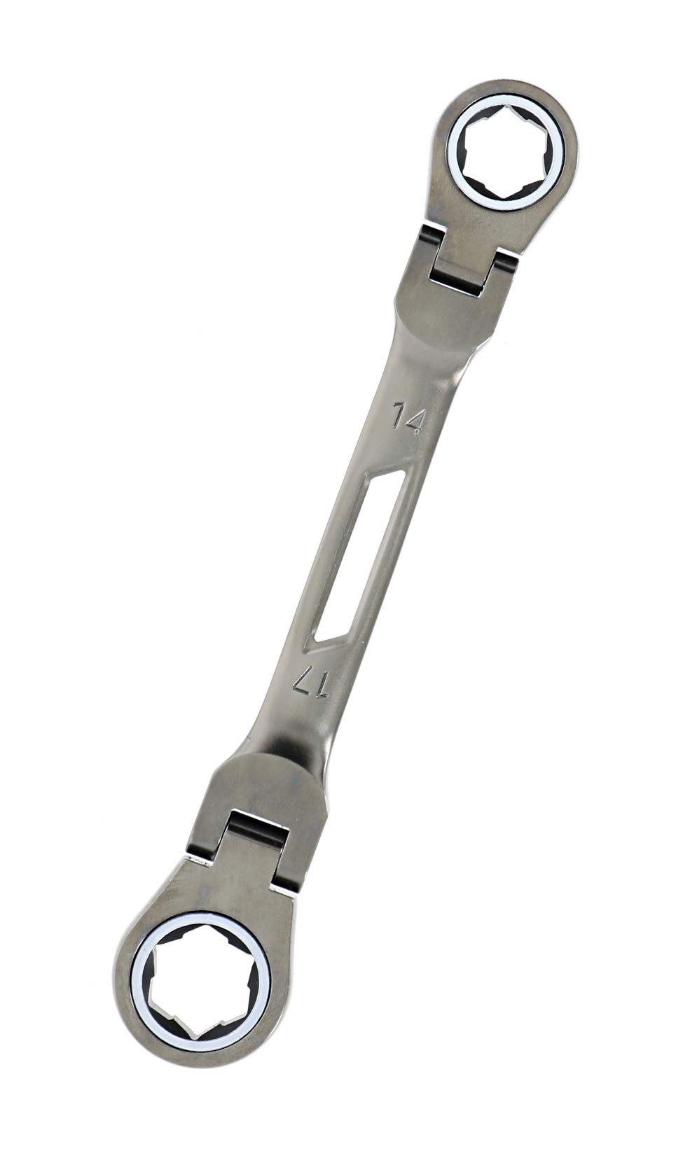【送料無料】高儀 TAKAGI ガチレンチ 色：シルバー、サイズ：14x17mm