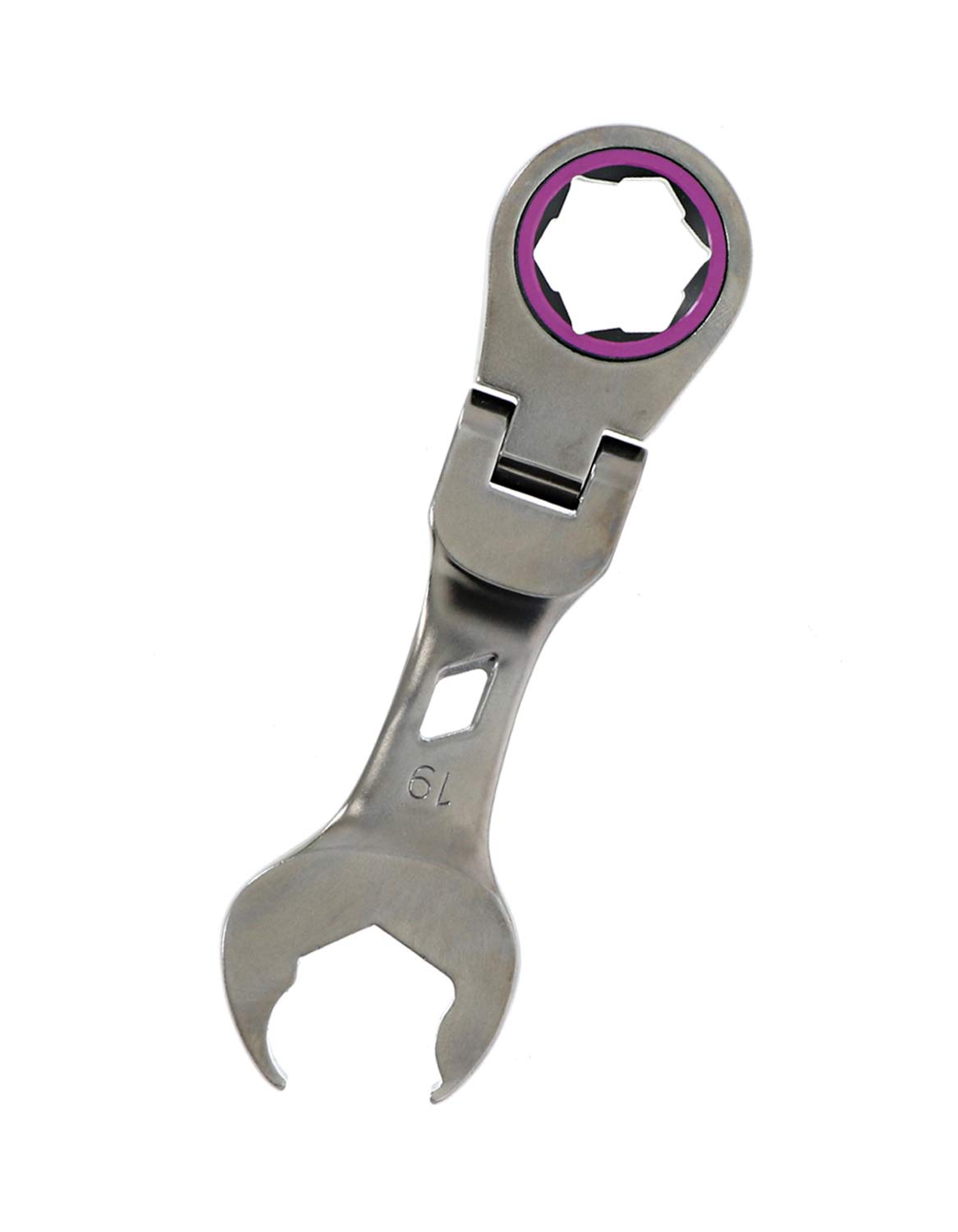 【送料無料】高儀 TAKAGI ガチレンチ 色：シルバー、サイズ：19mm