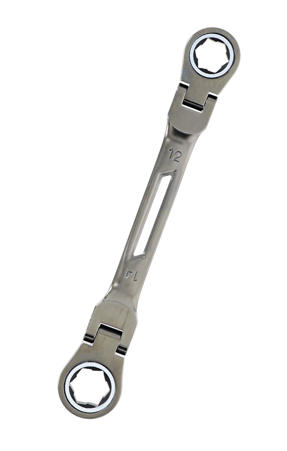【送料無料】高儀 TAKAGI ガチレンチ 色：シルバー、サイズ：12x14mm