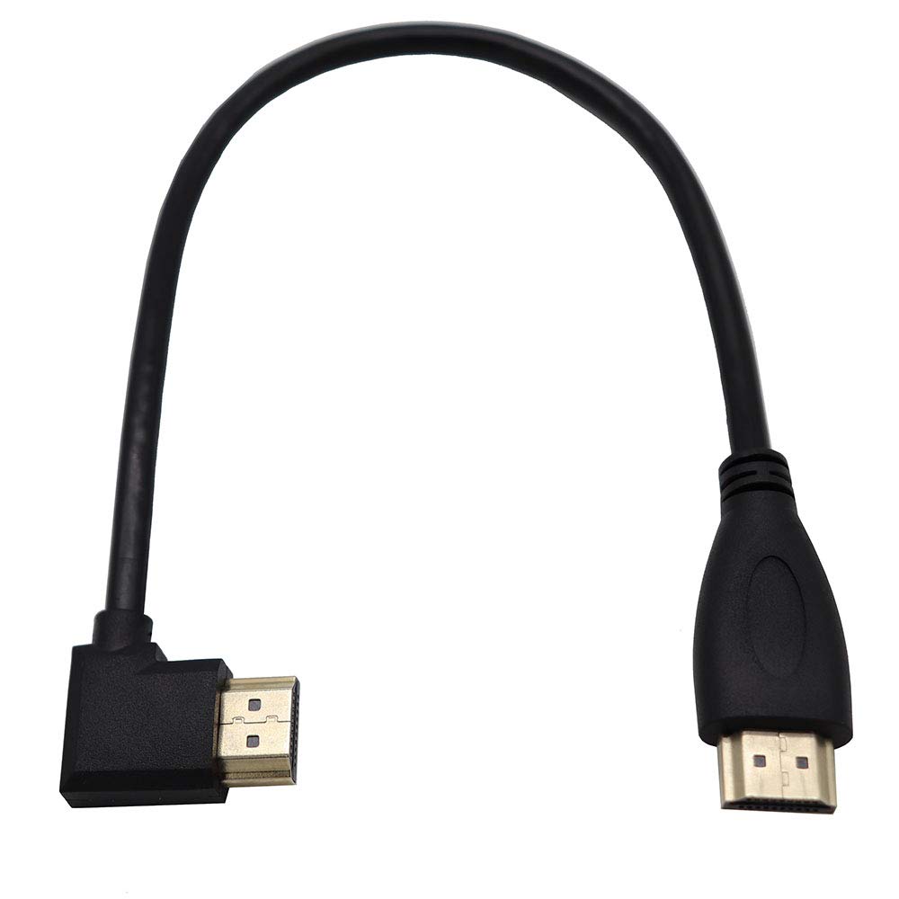 【送料無料】ViViSun ハイスピードHDMIケーブル タイプAオス - タイプAオス 3D/4K 色：右L、サイズ：0.3m