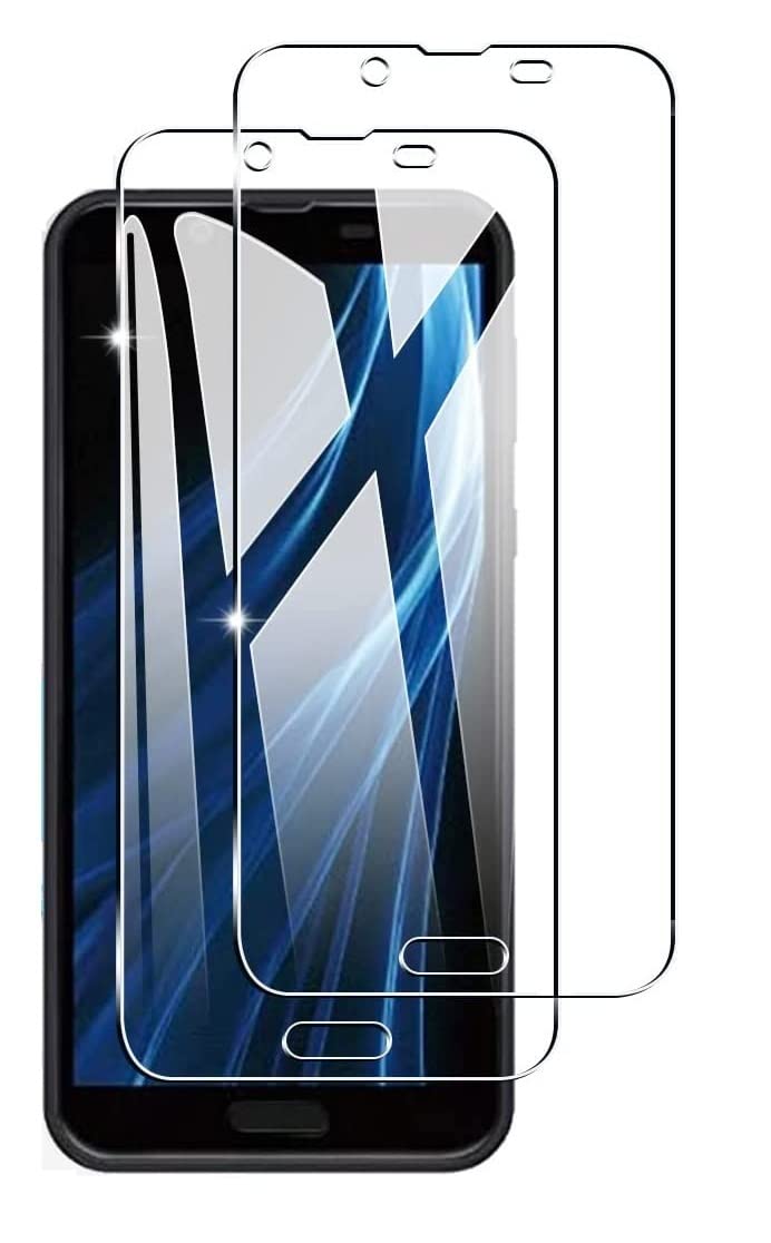 【送料無料】【2枚セット】Google Pixel 3A 強化ガラスフィルム 液晶保護 画面保護 ガラスカバー 日本素材製 極薄0.33mm 高透過率 耐指紋 撥油性 2.5D ラウンドエッジ加工 硬度9H 自動吸着【透明】スクリーン プロテクター スマートフォン用 携帯電 サイズ：AQUOS sense2