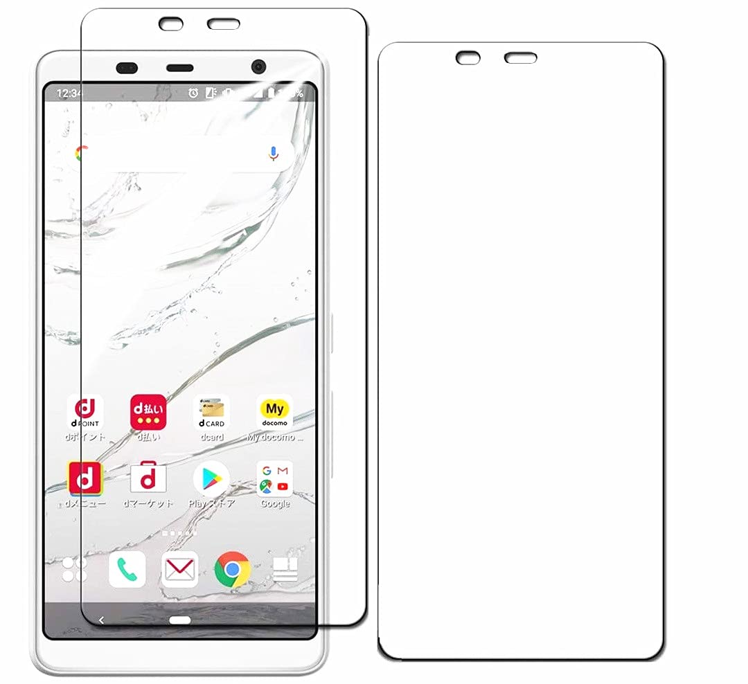 【送料無料】【2枚セット】Google Pixel 3A 強化ガラスフィルム 液晶保護 画面保護 ガラスカバー 日本素材製 極薄0.33mm 高透過率 耐指紋 撥油性 2.5D ラウンドエッジ加工 硬度9H 自動吸着【透明】スクリーン プロテクター スマートフォン用 携 サイズ：arrows Be3 F-02L