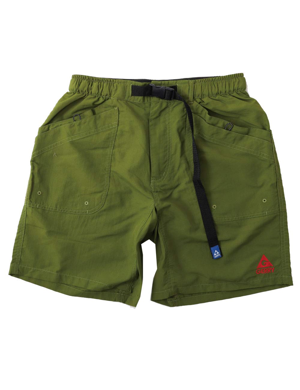 【送料無料】[ジェリー] クライミングパンツ ハーフパンツ ガーデニング ナイロンパンツ 色：43グリーン、サイズ：LL