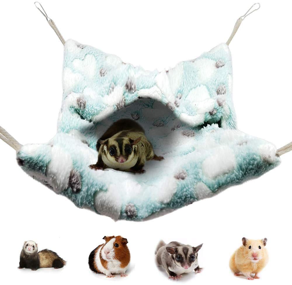 【送料無料】モモンガ フェレット チンチラ ハンモック 暖かい 封筒風ぬいぐるみ ペット寝袋 シマリス ..