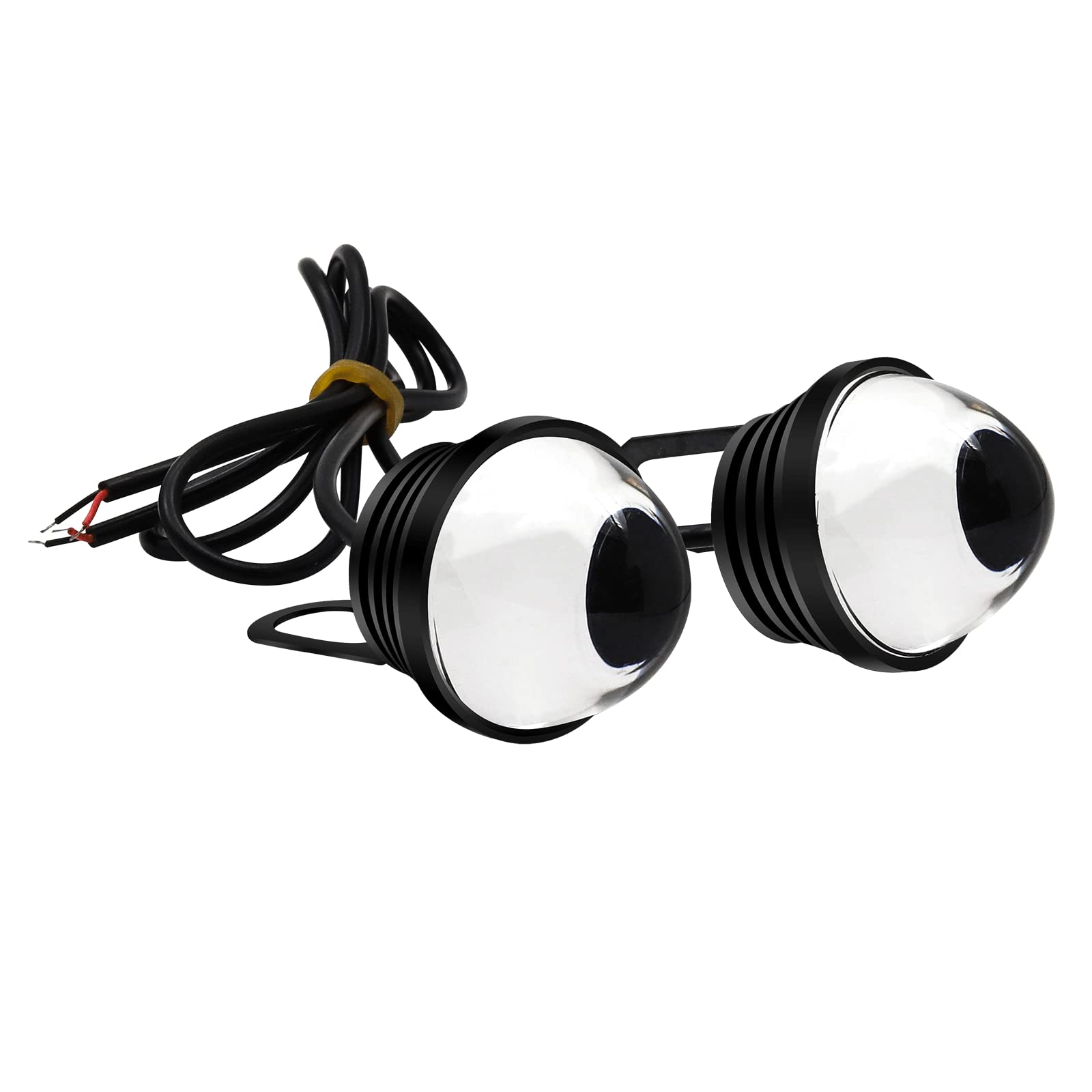 【送料無料】Aoling イーグルアイ 12V 大玉 LED 35MM デイライト 車 スポットライト 明るい 4Dレンズ ..