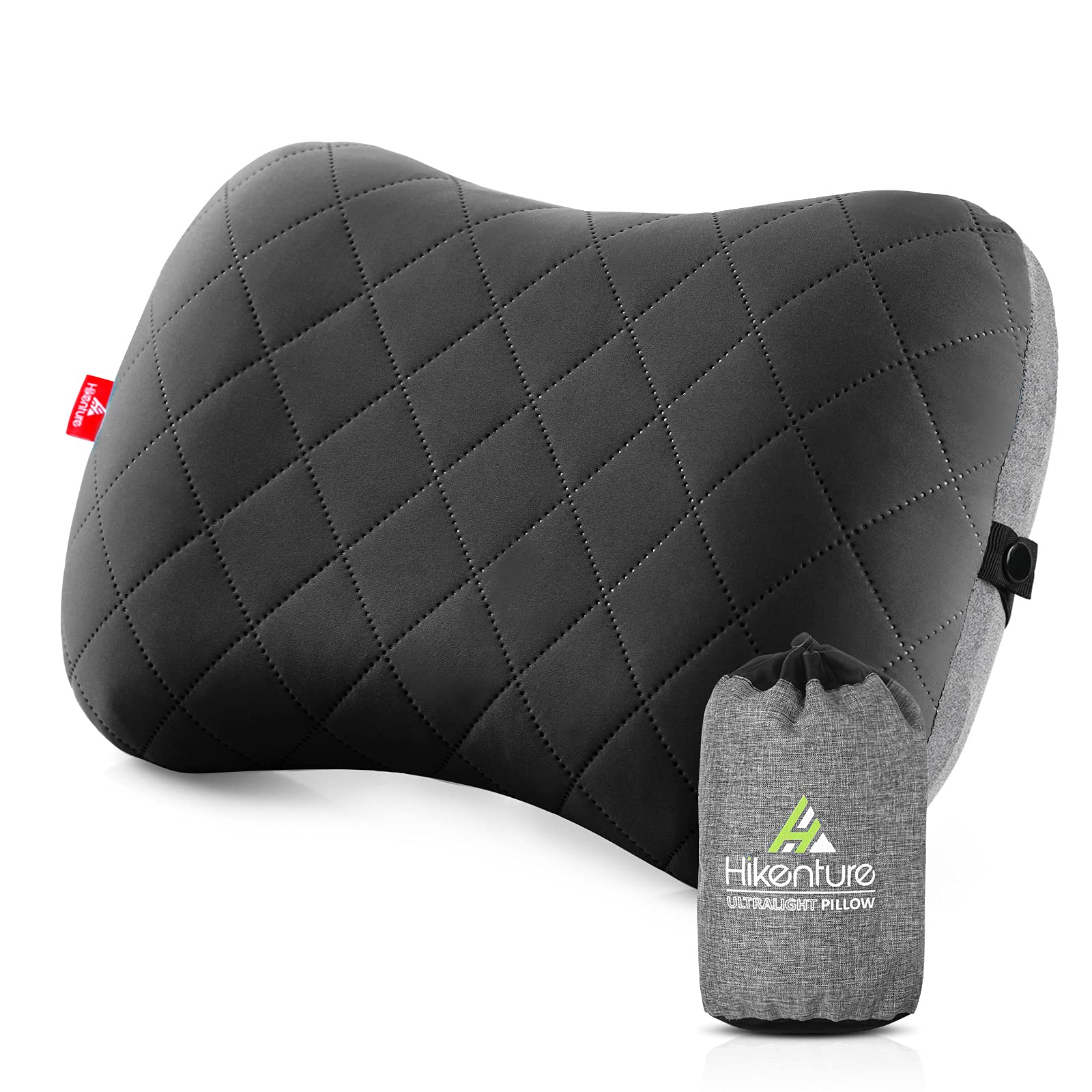 【送料無料】HIKENTURE キャンプ アウトドア 枕 【コットンカバー付き】 携帯枕 超軽量 エアーピロー ..