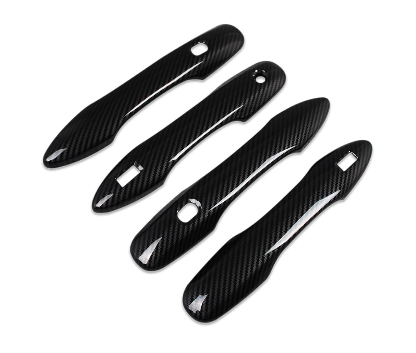 【送料無料】EVOGEAR 社外品 トヨタ 新型 ヴォクシー VOXY ノア NOAH 90系(令和4年1月-) 外装 アウタードアハンドルカバー ノブ フルカバータイプToyota 専用設計 色：ブラックカーボン