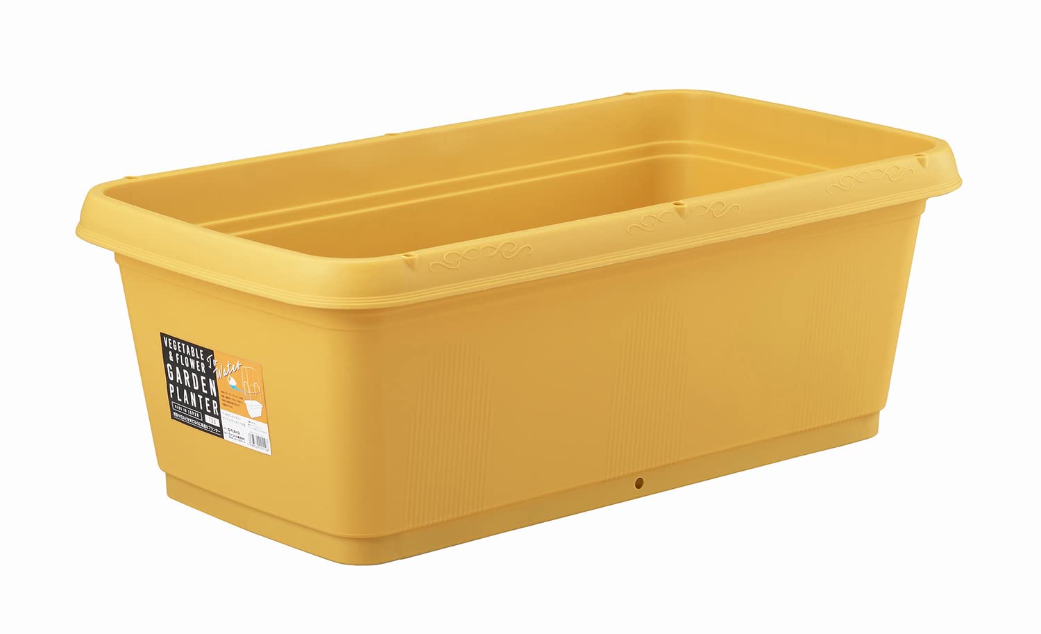【送料無料】ベストコ(Bestco) プランター 給水式 ペットボトルで自動給水 色：モスイエロー、サイズ：720型
