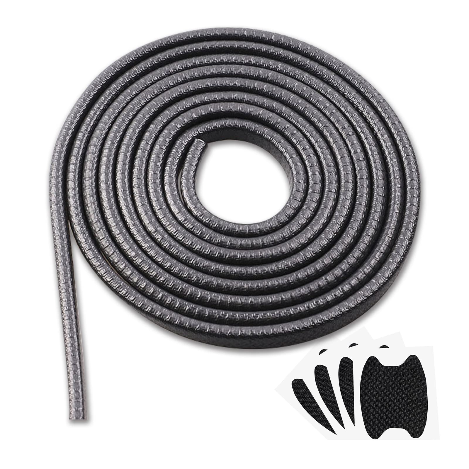 【送料無料】QP08 車用ドアモール 色：ブラック、サイズ：10M