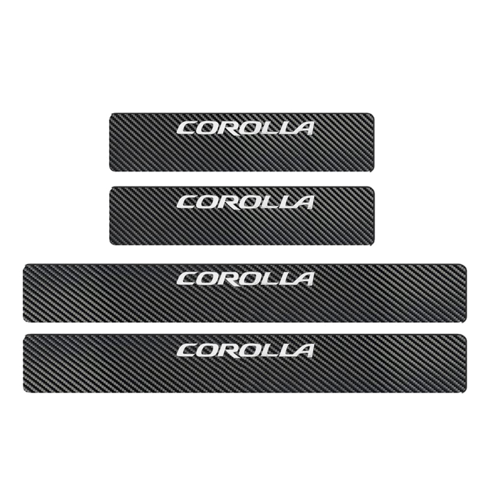 【送料無料】【BOYOUS最新型】スバル フォレスター SJ系 SK系 専用 スカーボン調の革 スカッフプレート・サイドステップ 金箔ホットプレスロゴ 車用内装パーツ 防キズ 防汚れ 4点セット 色：シルバー