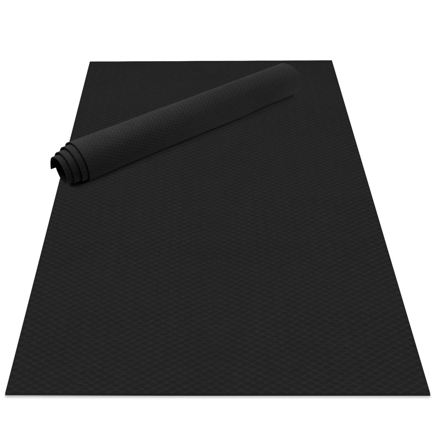 【送料無料】Odoland ヨガマット キャリーストラップ付 183x122cm/200x130cm 極厚6mm 滑り止め トレー..