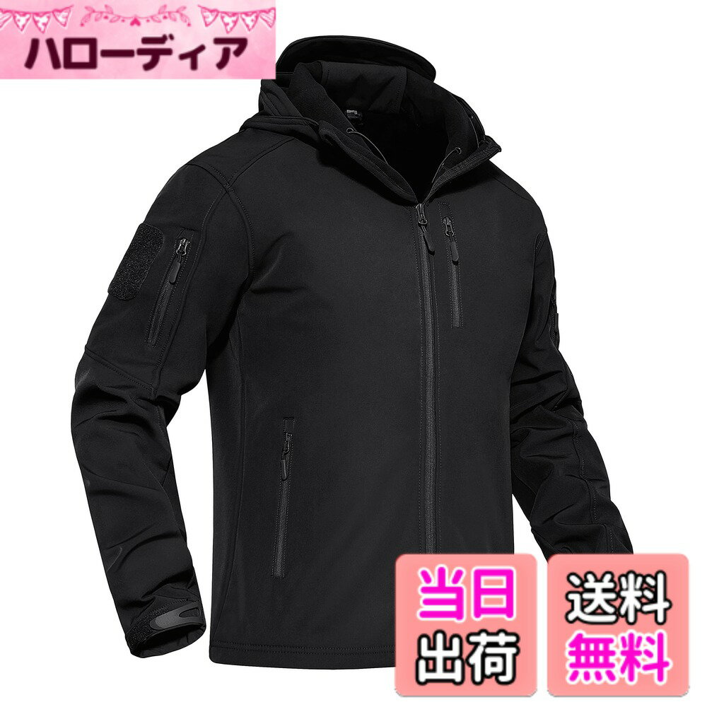商品情報商品の説明主な仕様 【ソフトシェル】耐摩擦性・撥水性・保温性・防寒性・防風性に優れて肌寒い季節のアウトドアで活躍するソフトシェルジャケットです。本格的なアウトドアウェアが持つ機能性や雰囲気を日常的に使いやすいものに。程良いフィット感でアウトドアだけでなく、普段のカジュアルでも使用されることが増えてきています【防寒防風】風から身を守ったり、保温したりするためのジャケットです。防風性に優れた生地の裏に防寒性の高い起毛素材を組み合わせて、ある程度に外からの風を防ぎ、内部から温める構造を実現します。寒い時期にも体を暖かい状態に保ってくれます【撥水加工】突然の雨に対応できるように撥水加工も施されているので、小雨程度ならしっかりと弾いてくれます。強度と伸縮性のある生地としっかりしている縫製でストレッチ性・耐摩擦性があり、動きが妨げられることなく運動しやすいし、丈夫で長持ち【しっかり守る】頭部をしっかりカバーしてくれるのもポイント。フードをかぶっていない時もきれいに襟が立ち上がり、収まりが良いため、首まわりも暖かいです。袖口と裾は調節可能のデザインで風の侵入を防ぎ、気温が下がった場面でも暖かさを閉じ込めます【高い収納力】表側に胸ポケット*1、サイトポケット*2、腕ポケット*2、裏にもポケット*1、計6つのポケットを装備しており、収納力が高く、使い勝手が良い。そしてこのジャケットはさまざまなシーンで活躍し、アウトドアはもちろん、街中でのランニングや旅行先での予備アウターまで使用できます