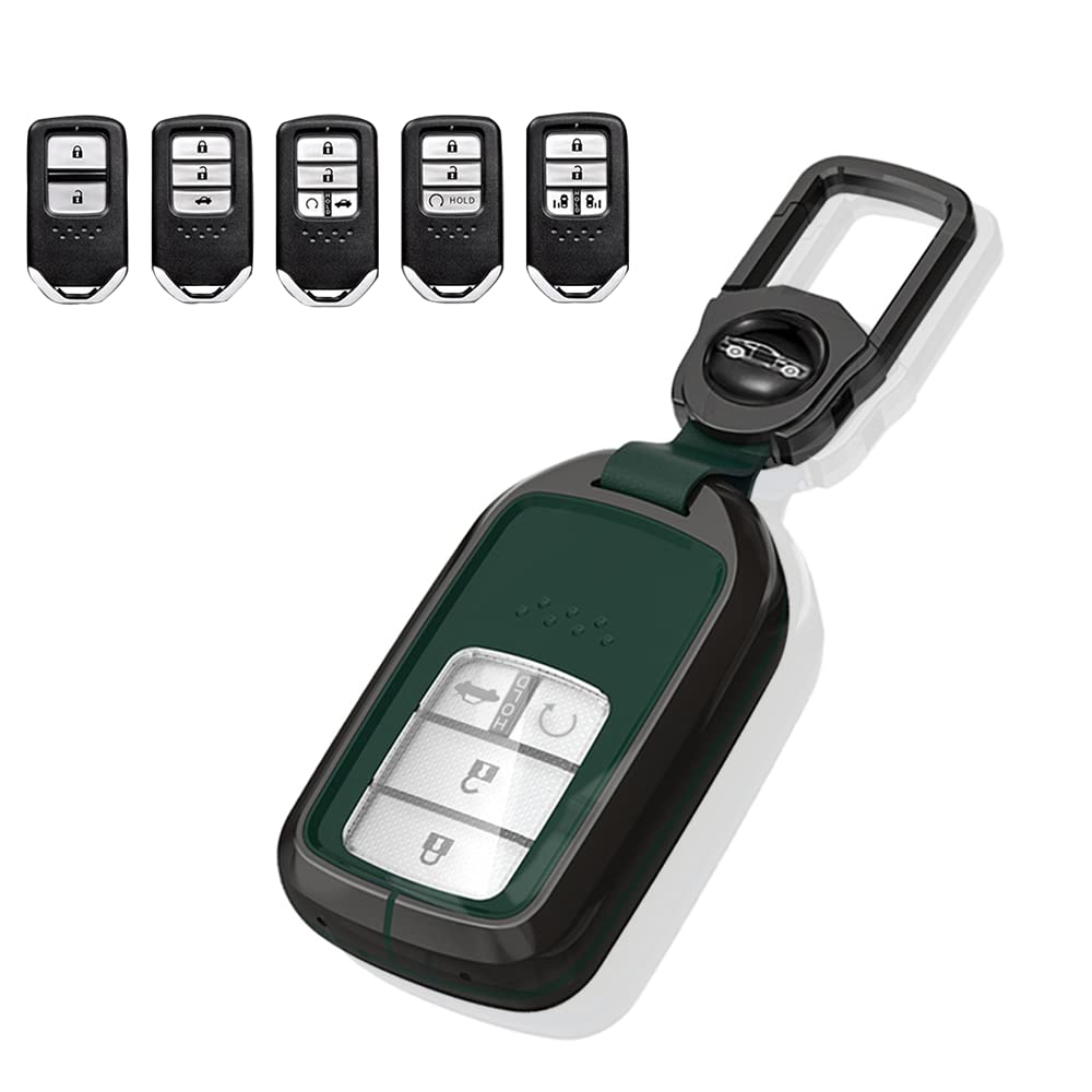 【送料無料】MDee Hondaインテリジェントキーケース ホンダ に適し 色：ホンダ用-モデルB グリーン