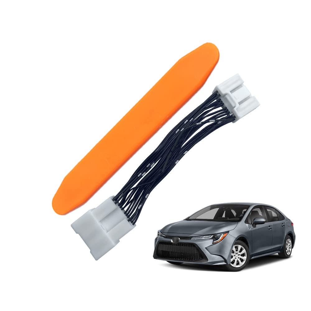 【送料無料】トヨタ対応/適用 TVキット 走行中にテレビが見れる/ナビ操作可能 テレビ キャンセラー 取付簡単 完全カプラーオン設計 サイズ：新型カローラクロス用