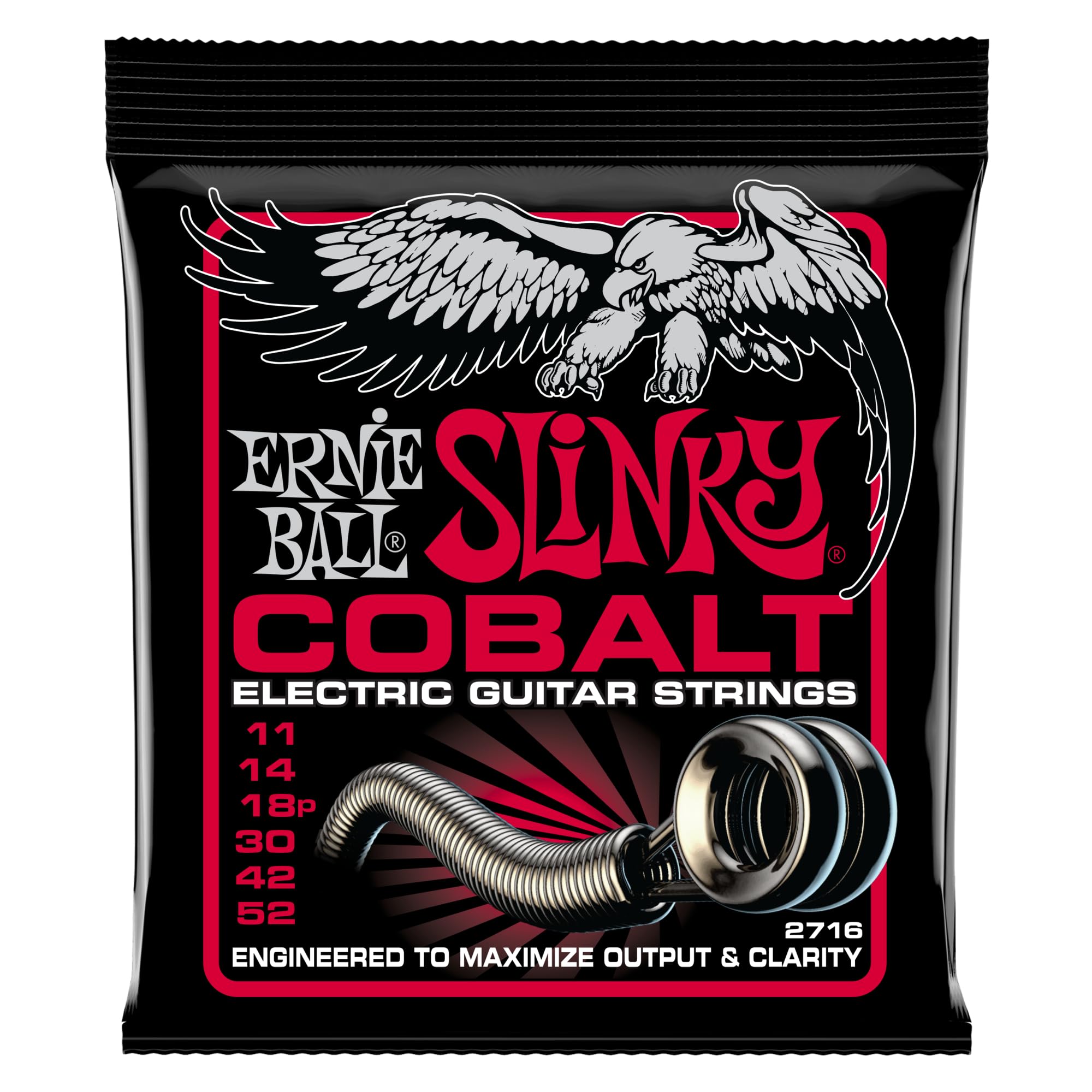 【送料無料】【正規品】 ERNIE BALL エレキギター弦 COBALT SLINKY コバルト・スリンキー 色：バーリー(11-52)
