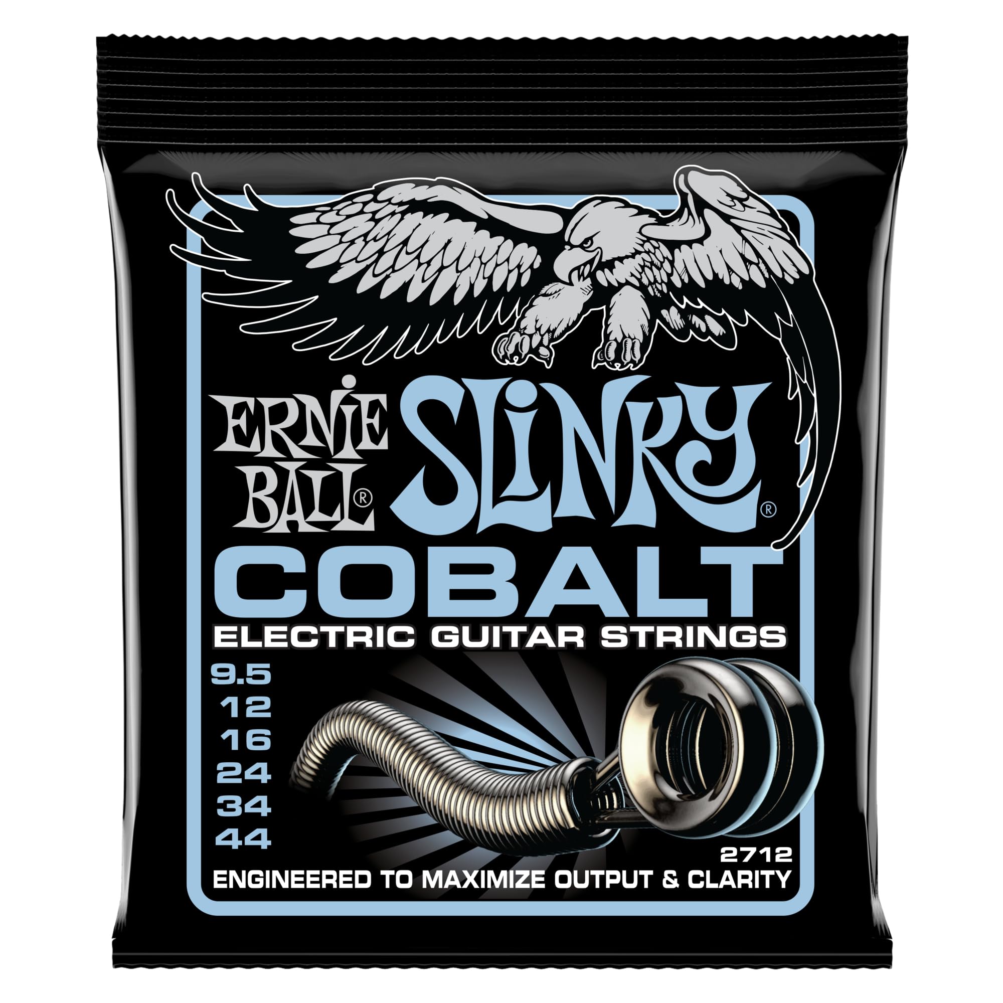 【送料無料】【正規品】 ERNIE BALL エレキギター弦 COBALT SLINKY コバルト・スリンキー 色：プリモ(9.5-44)