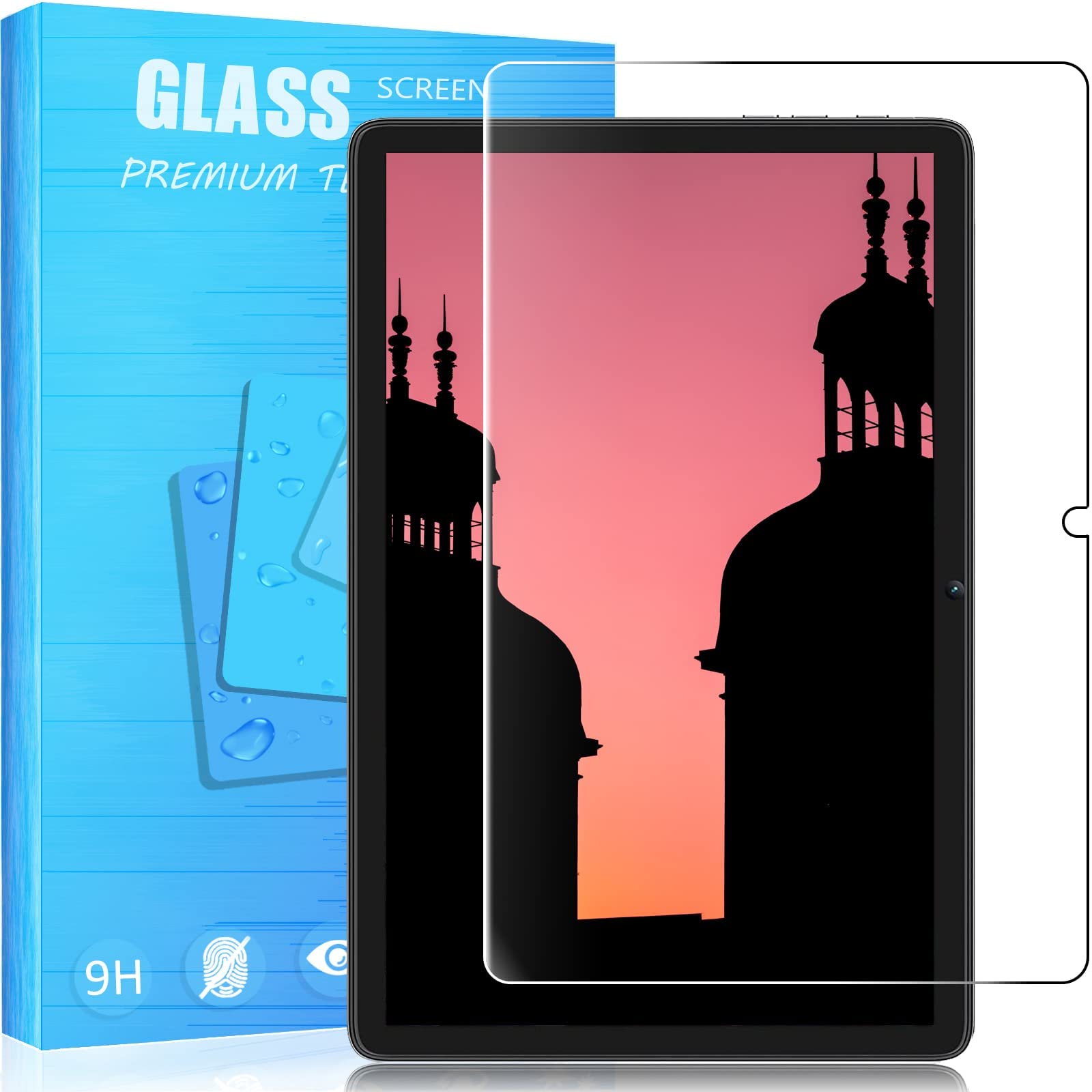 【送料無料】FOR 用のガラスフィルム 強化ガラスフィルム1 色：Blackview Tab 7、サイズ：Blackview Tab 7