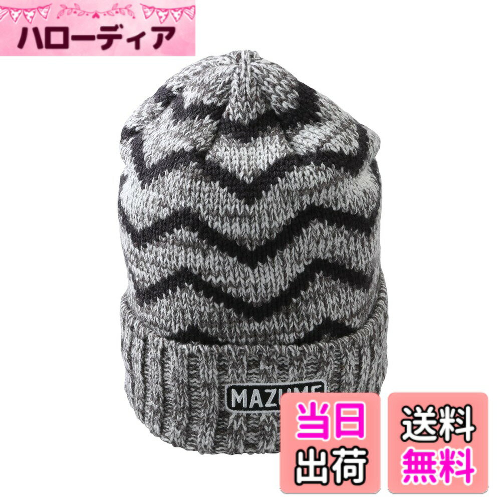 【送料無料】[マズメ] ジャガードワッチ 色：ブラック、サイズ：Free Size