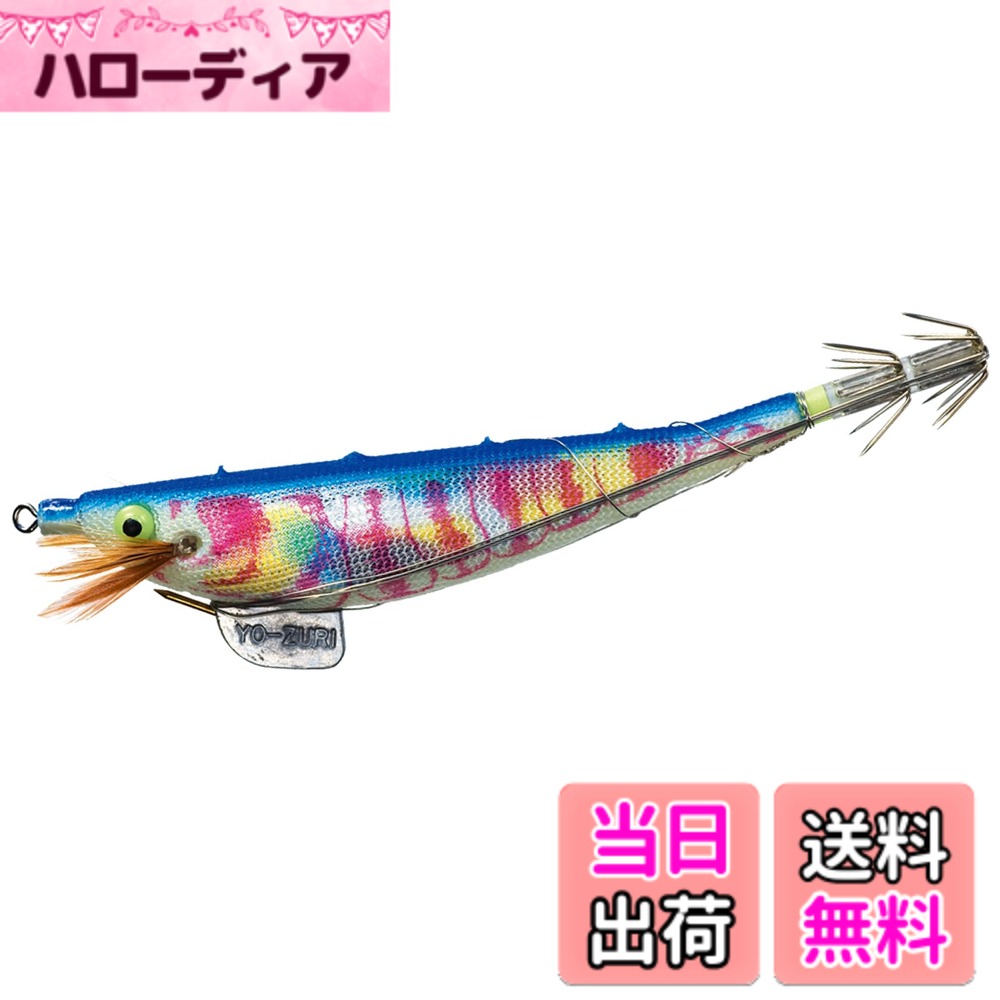【送料無料】YO-ZURI(ヨーヅリ) スッテ エビスッテ/Jr/ミニ エサ巻きスッテ イカ釣り 色：カラーテープブルー、サイズ：100mm