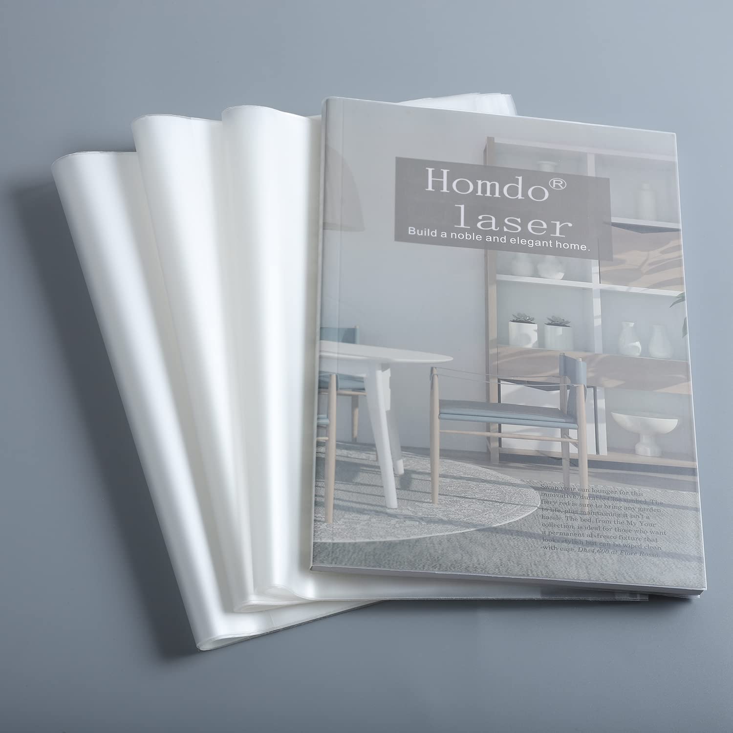 【送料無料】Homdolaser ブックカバー 色：透明