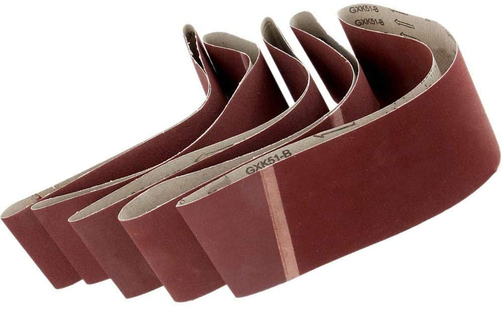 【送料無料】Edinstry 研磨シート サンドペーパー エンドレスベルト 研磨サンドベルト 研磨ペーパー サンダー 交換用 サンディングベルト 木工用 DIY ツール サンダーアクセサリ ＃40/60/80/100/120/180/240/600/800/1000 サイズ：#180-5個