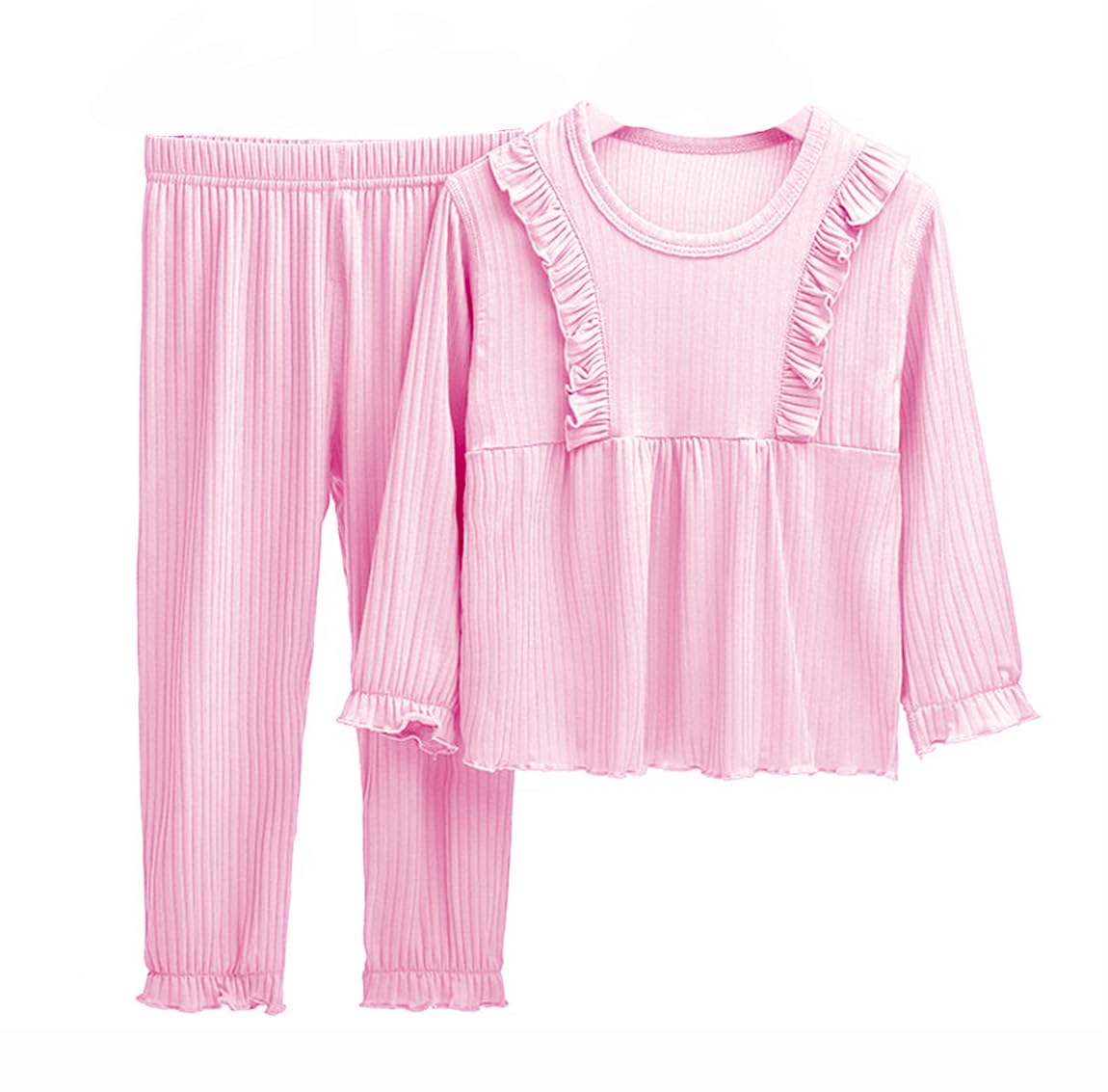 【送料無料】[VOKLLIYU] 女の子 長袖 パジャマ 子供服 ルームウェア ガールズ キッズ 上下 セット パジ..