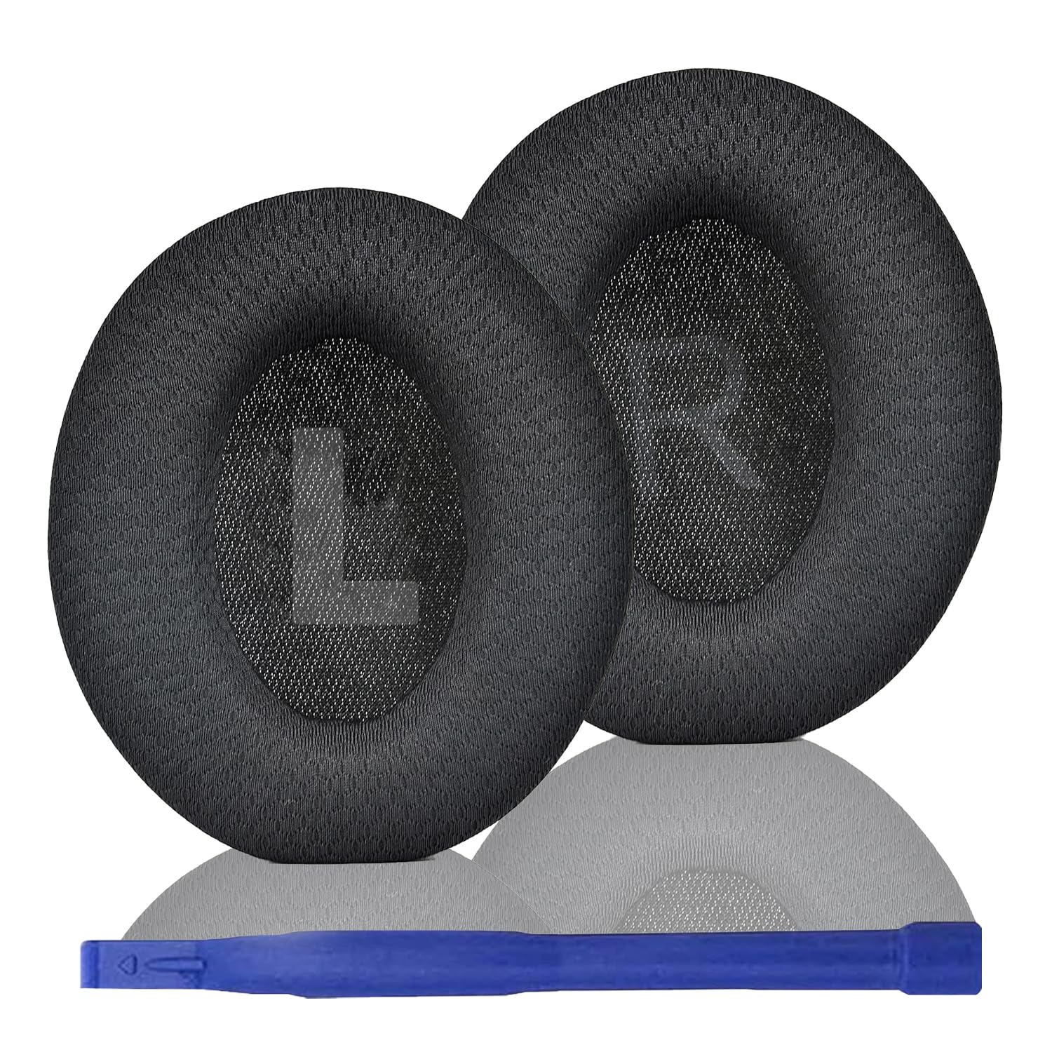 【送料無料】Adhiper交換イヤーパッドはAnker Soundcore Life Q10/Q20/Q30/Q35/Q45イヤホンイヤーパッド、イヤホンイヤーパッド補修部品と互換性がある… 色：Q45-ブラック-メッシュ生地。